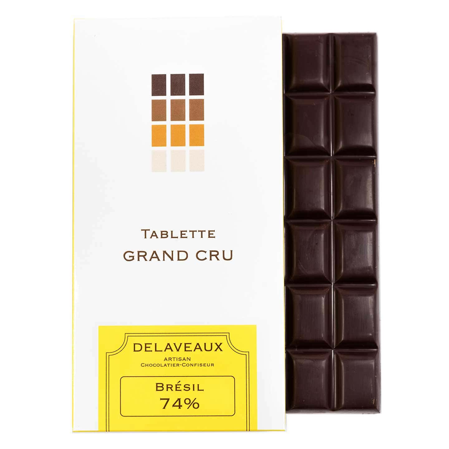 Tablette Chocolat Noir 74% origine Brésil 80g