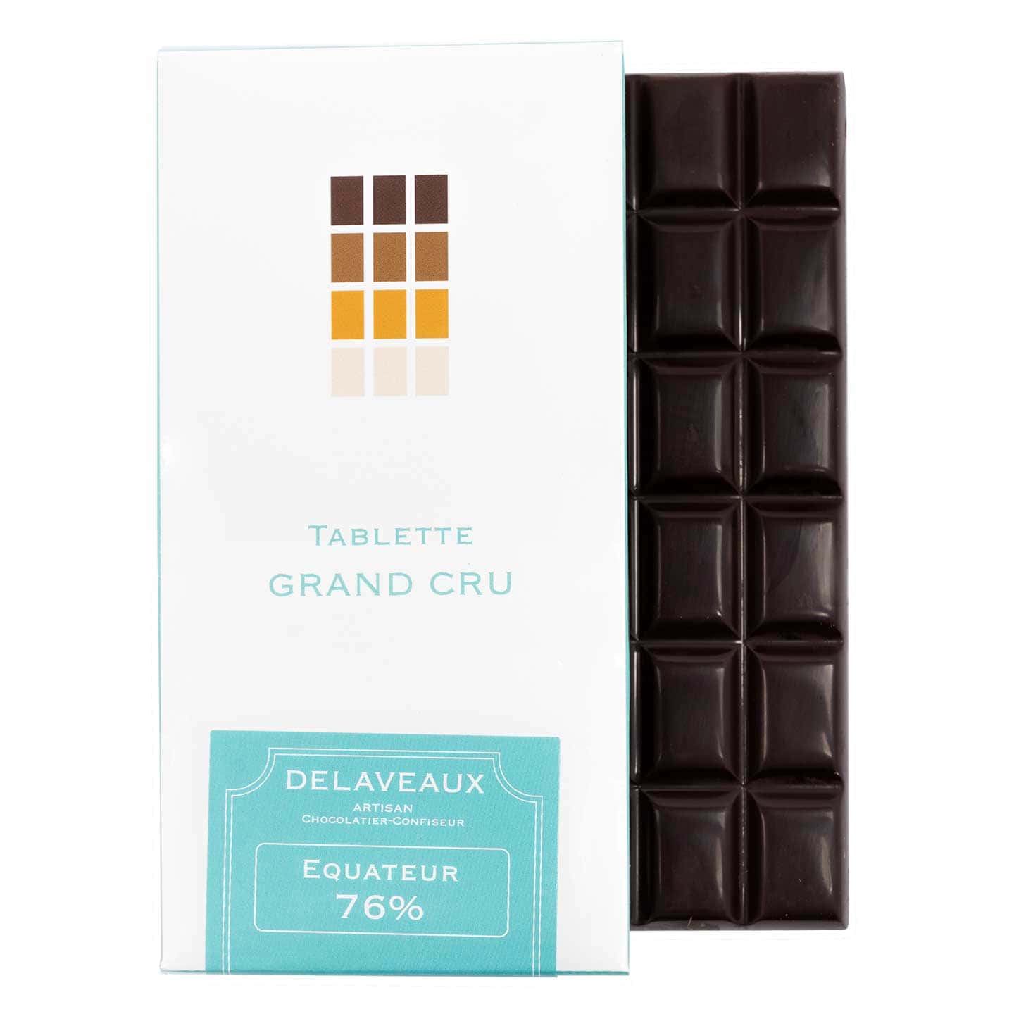 Tablette Chocolat Noir 76% origine Equateur 80g