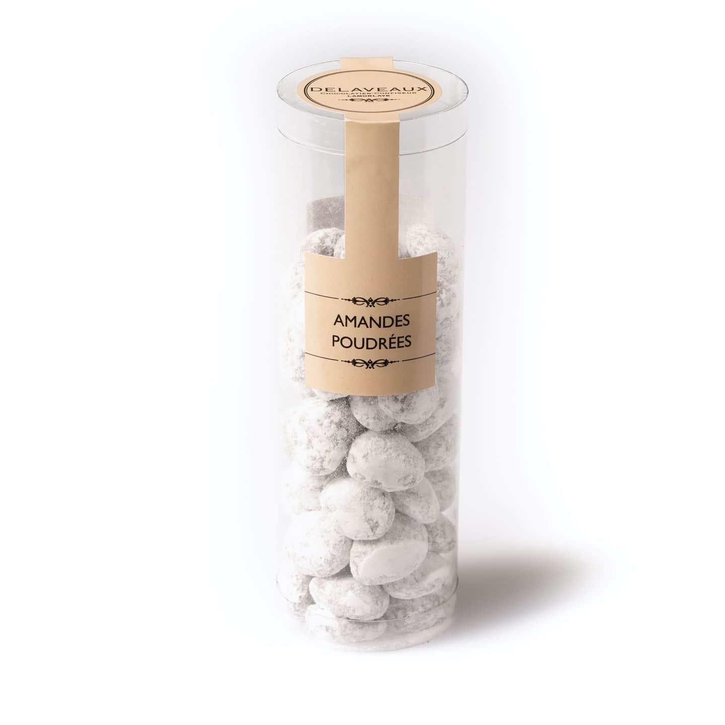 Amandes enrobées Chocolat Noir Caramel Sucre Glace 130g