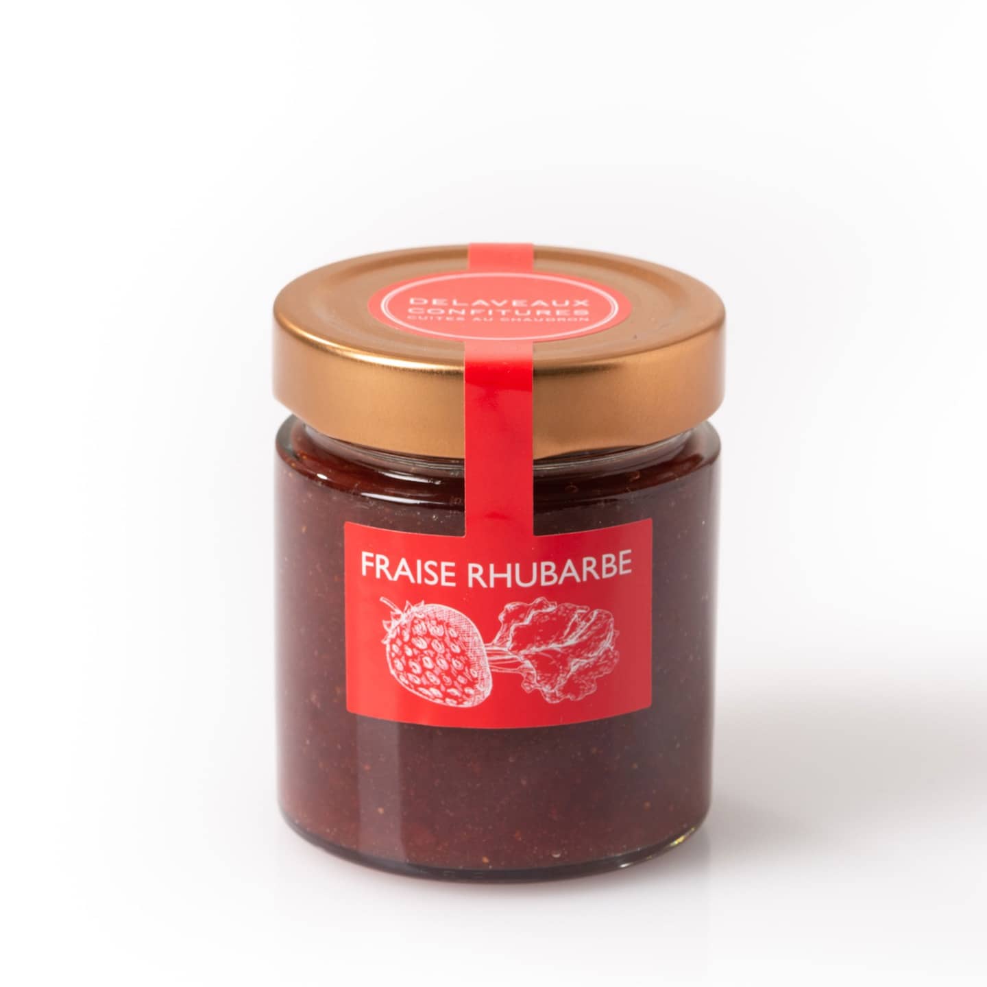 Confiture Fraise Rhubarbe 'Extra' 230g