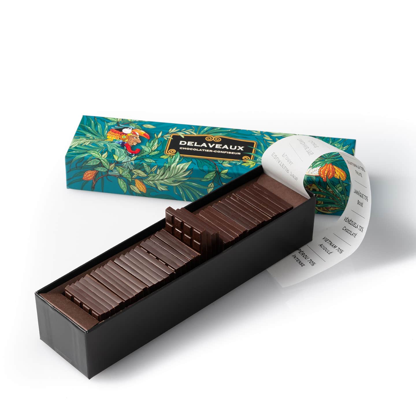 Mini Tablettes Chocolat Noir Grands Crus 200g - 40 pièces