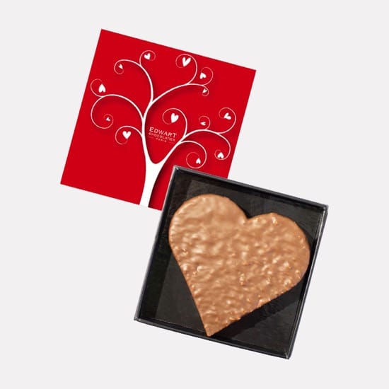 Coeur Chocolat Lait Gianduja Saint Valentin