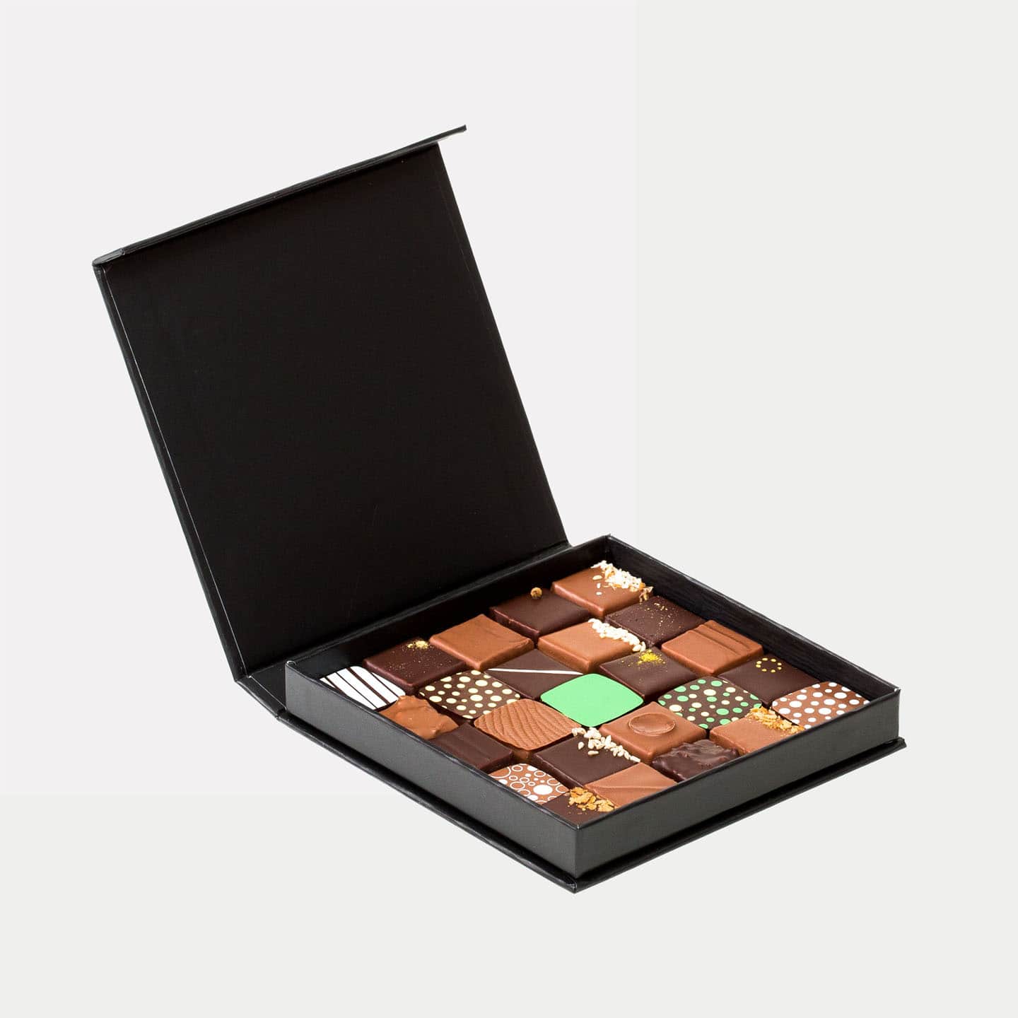 Assortiment Chocolats Noir et Lait 125g - 25 pièces