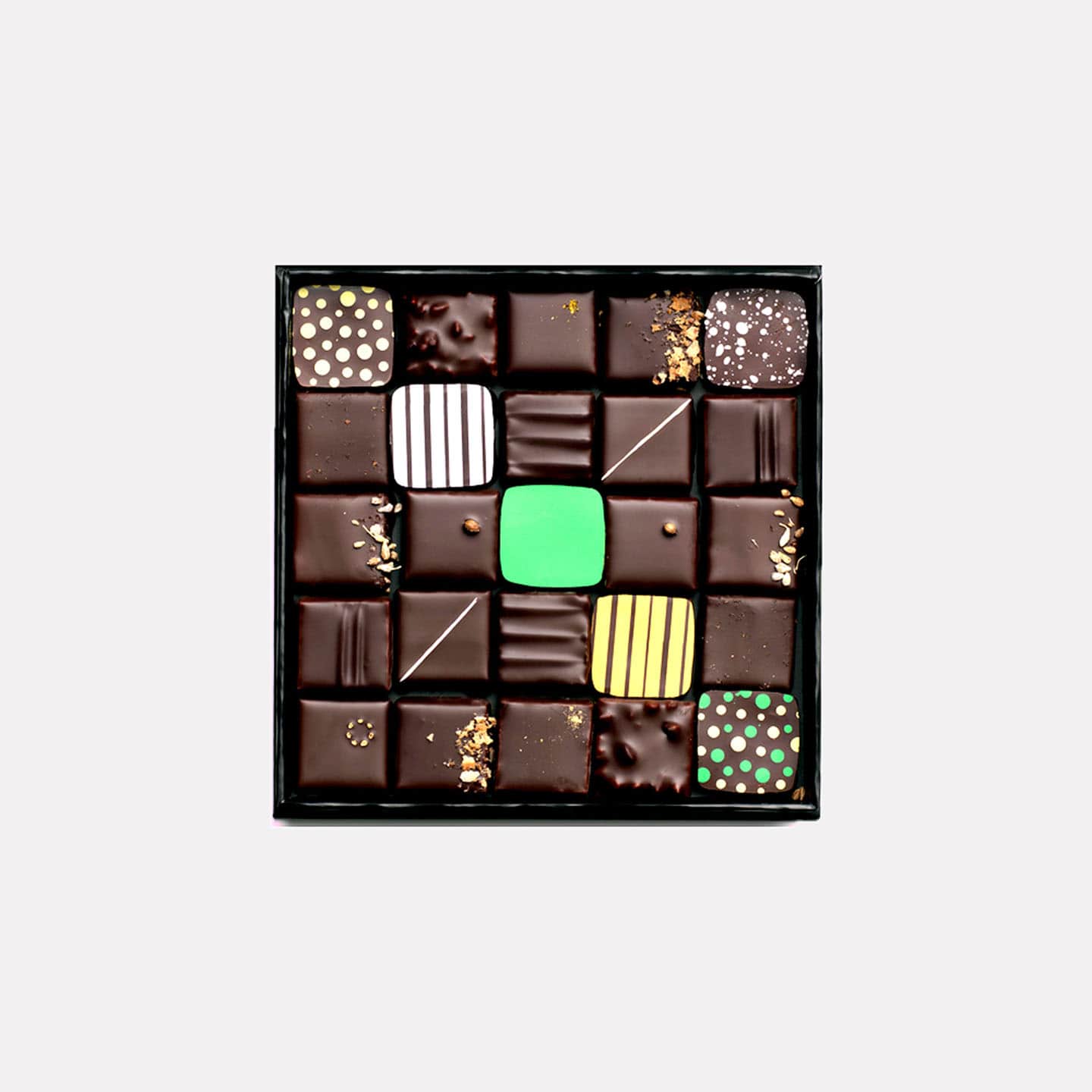 Assortiment Chocolats Noir 125g - 25 pièces