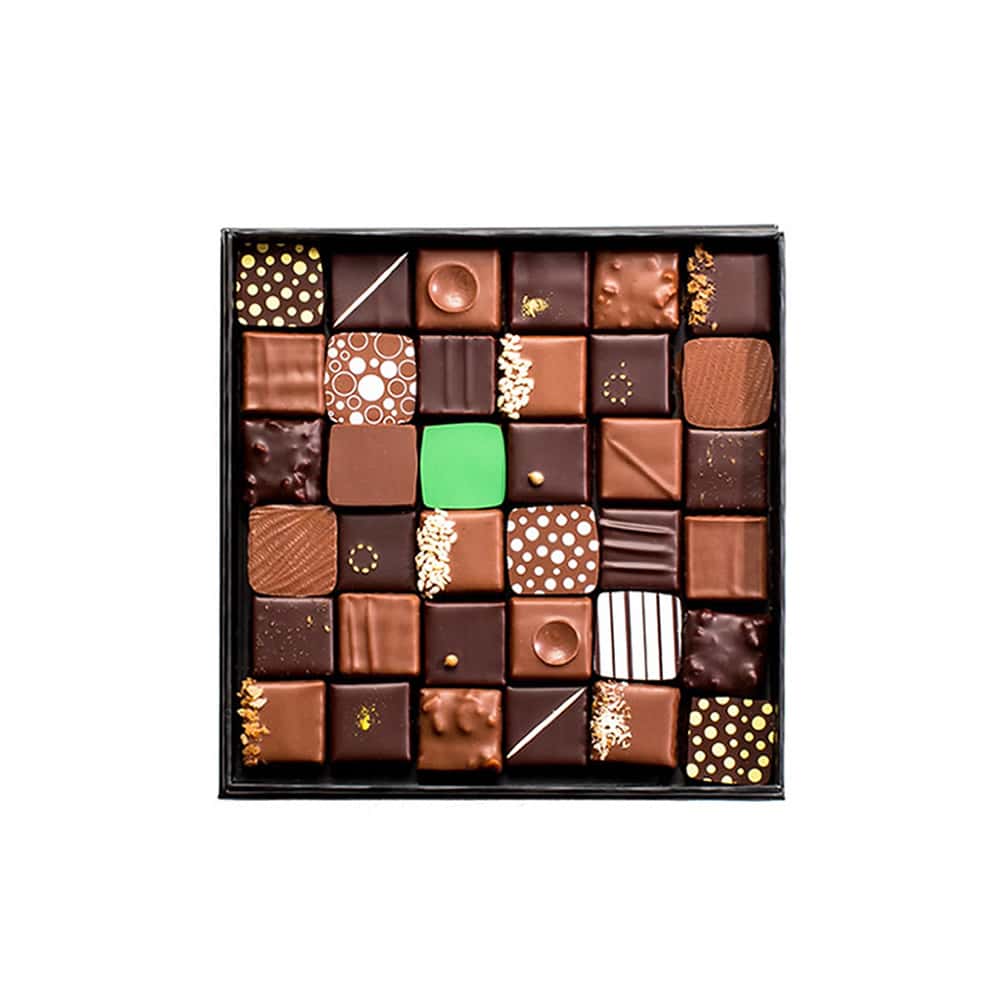 Assortiment Chocolats Noir et Lait 180g - 36 pièces