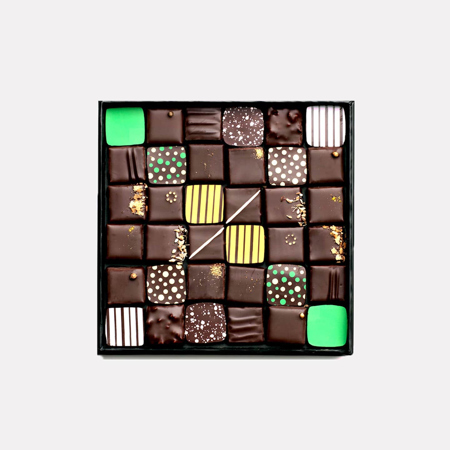 Assortiment Chocolats Noir 180g - 36 pièces