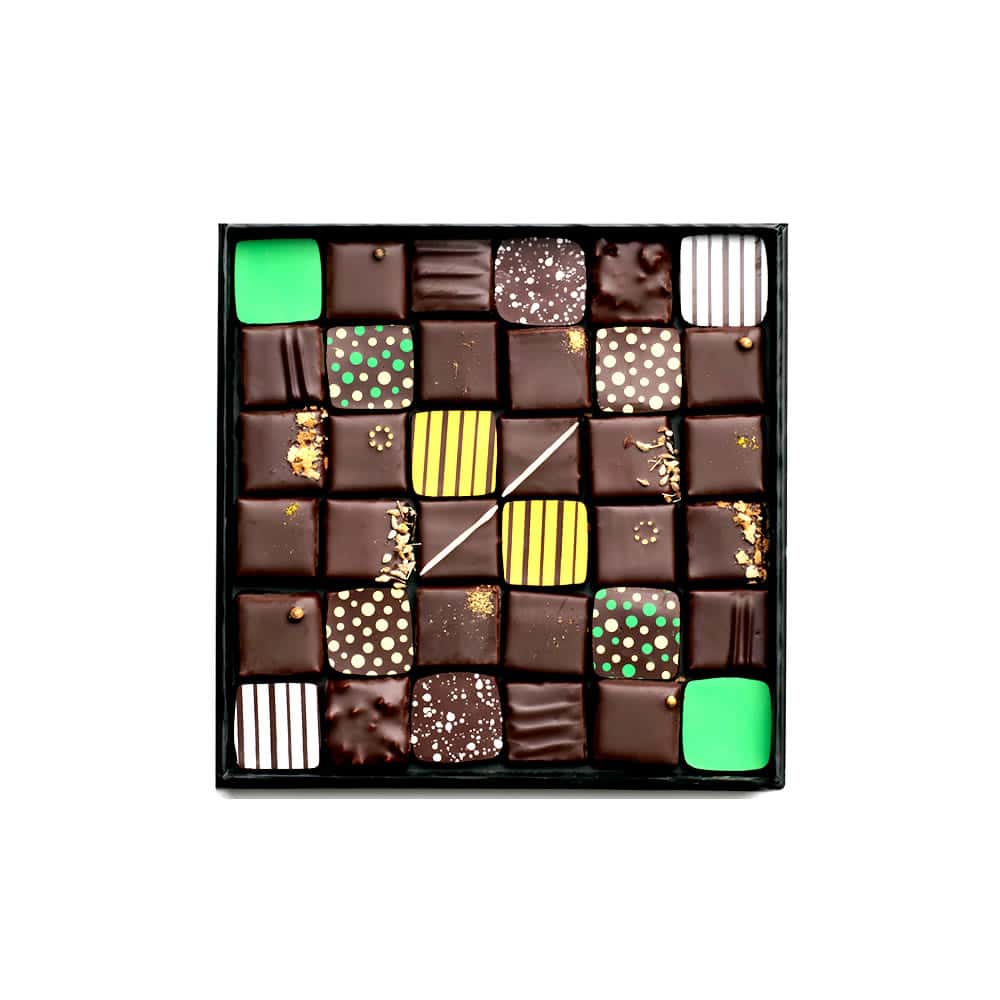 Assortiment Chocolats Noir 180g - 36 pièces