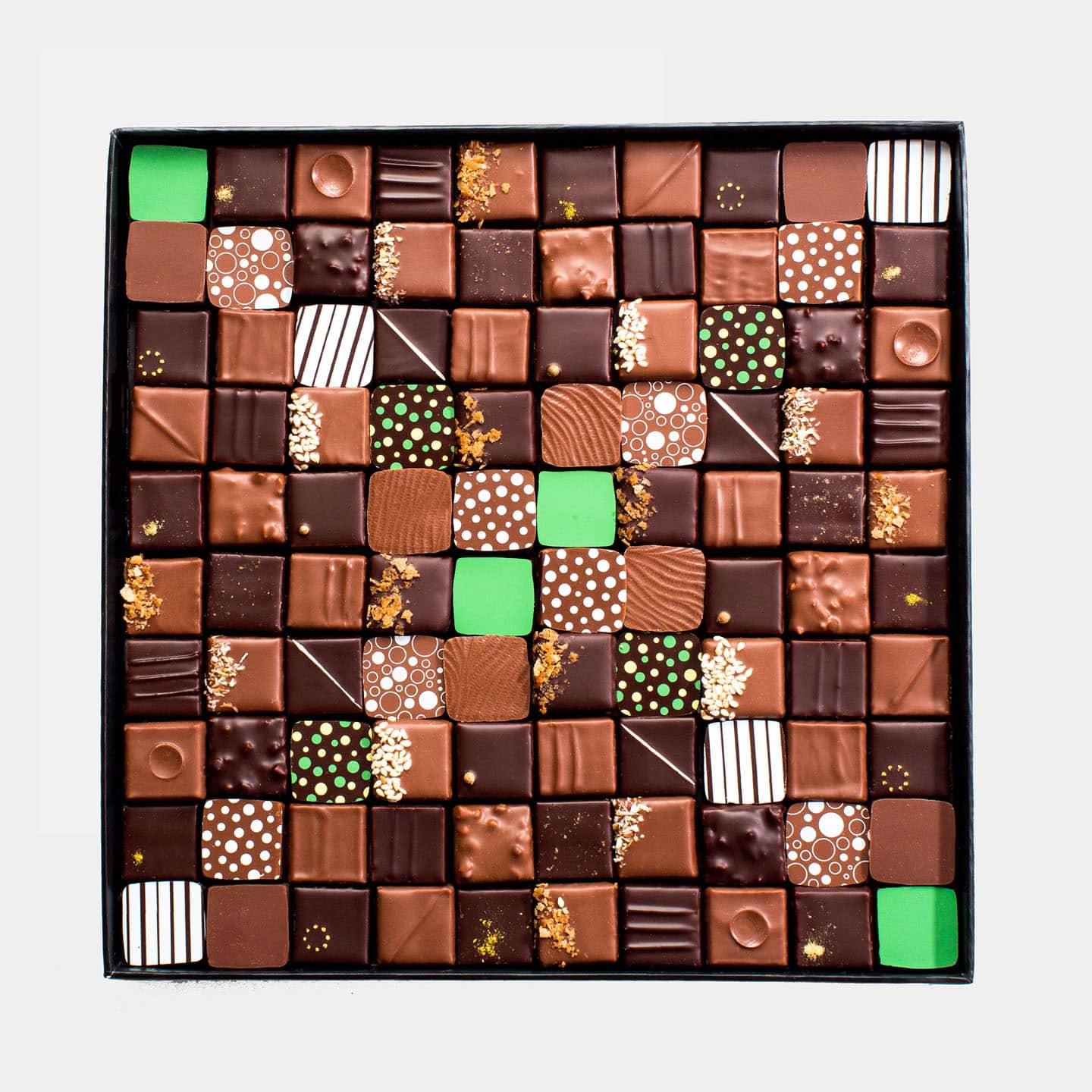 Assortiment Chocolats Noir et Lait 500g - 100 pièces