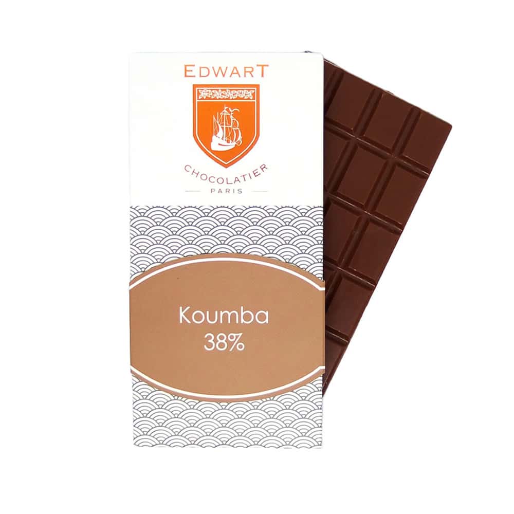 Tablette Chocolat Lait 38% 100g Koumba