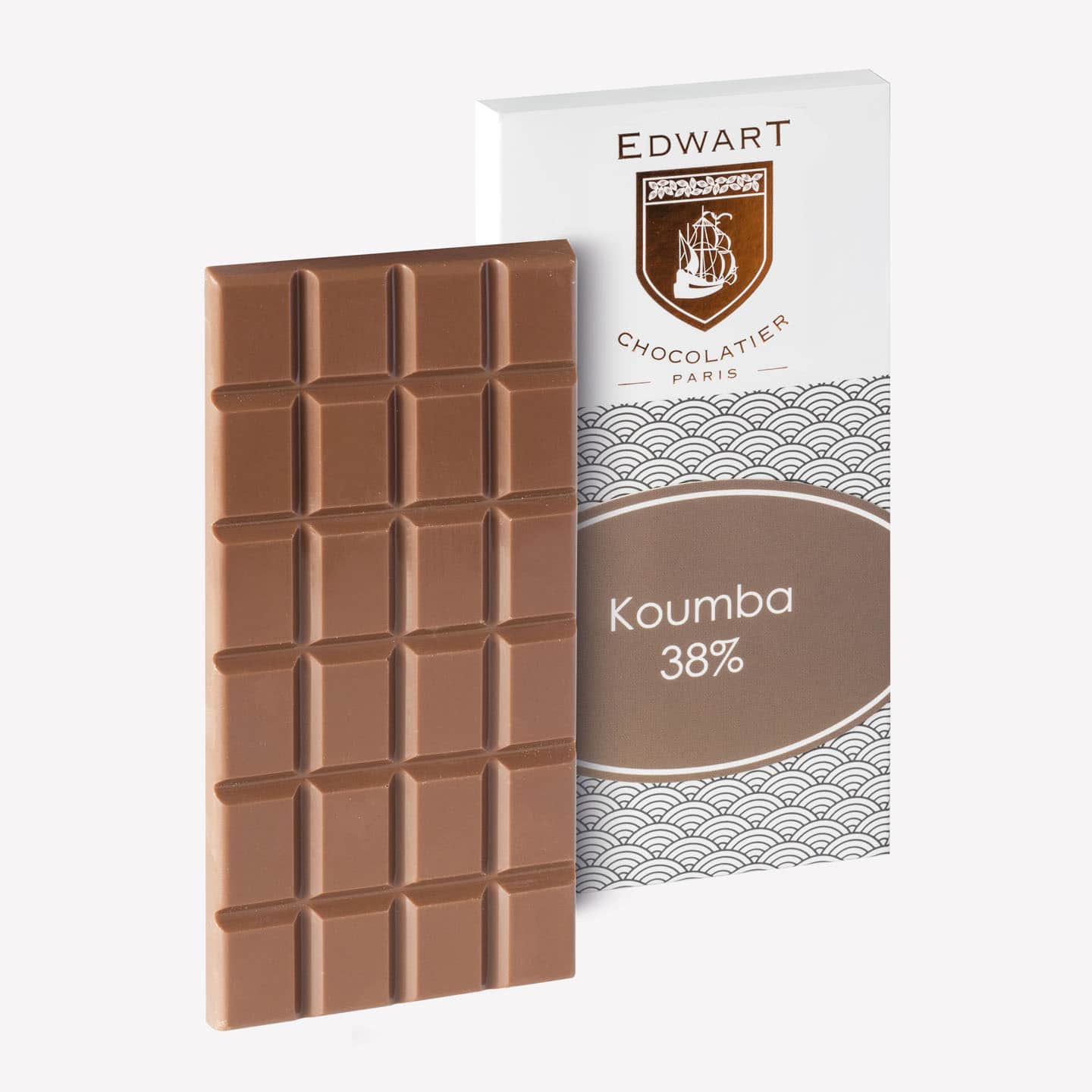 Tablette Chocolat Lait 38% 100g Koumba