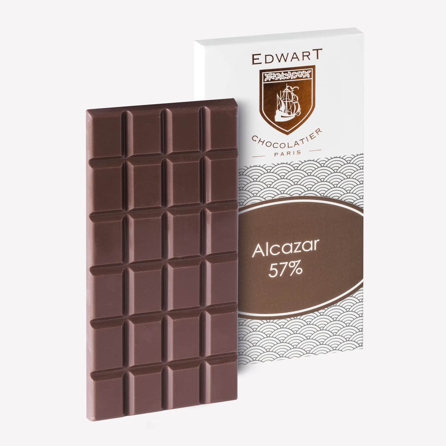 Tablette Chocolat Noir 57% 100g Alcazar