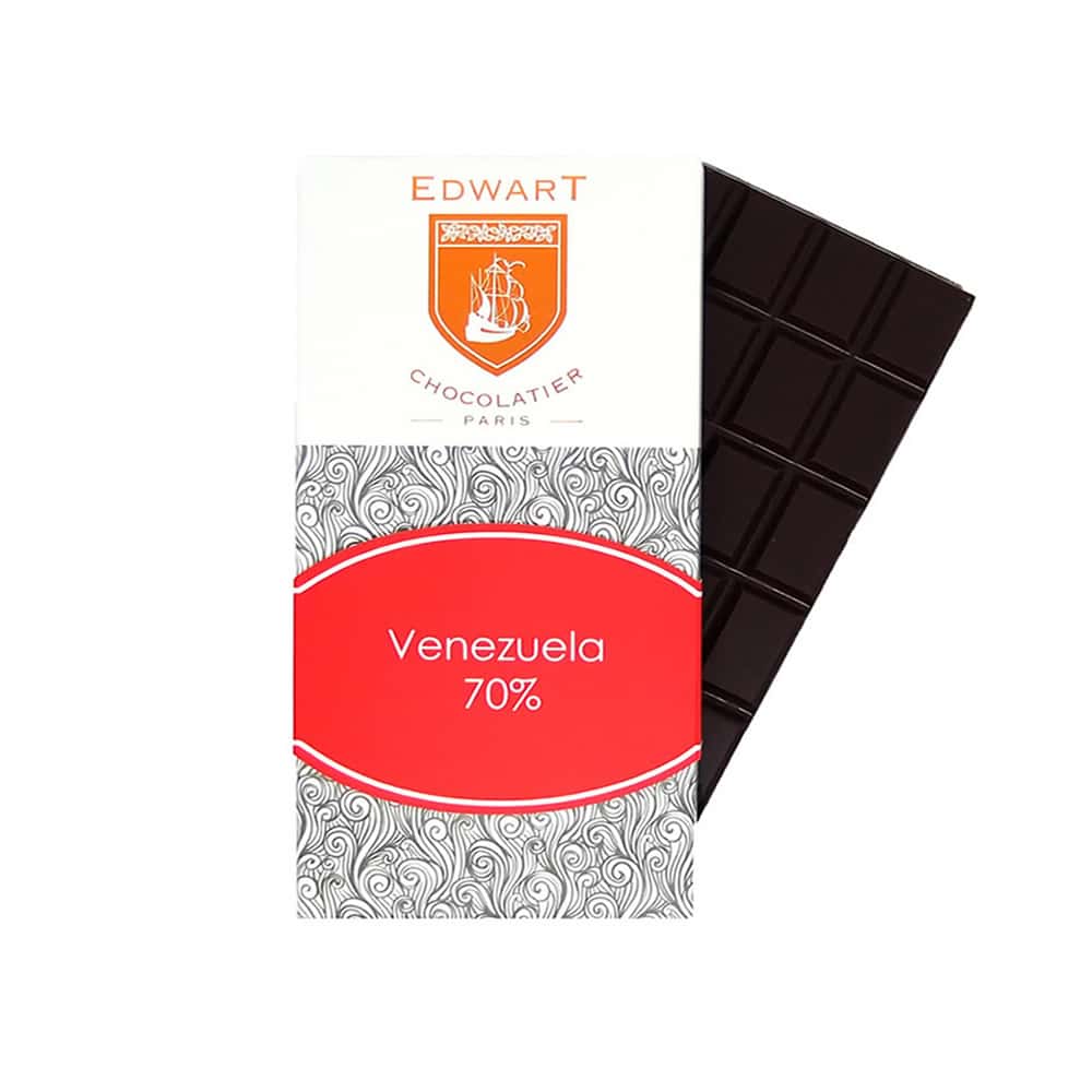 Tablette Chocolat Noir 70% Grand cru origine Venezuela 100g