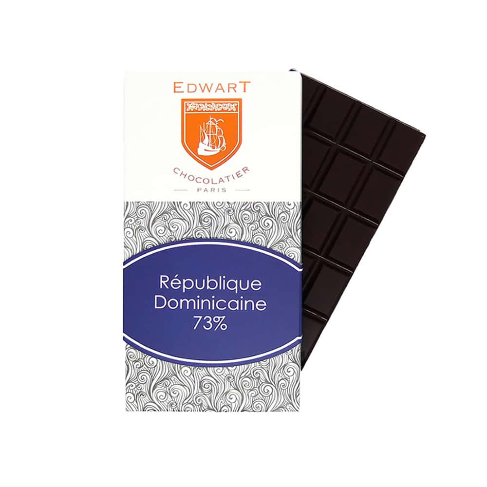 Tablette Chocolat Noir 73% Grand cru origine République Dominicaine 100g