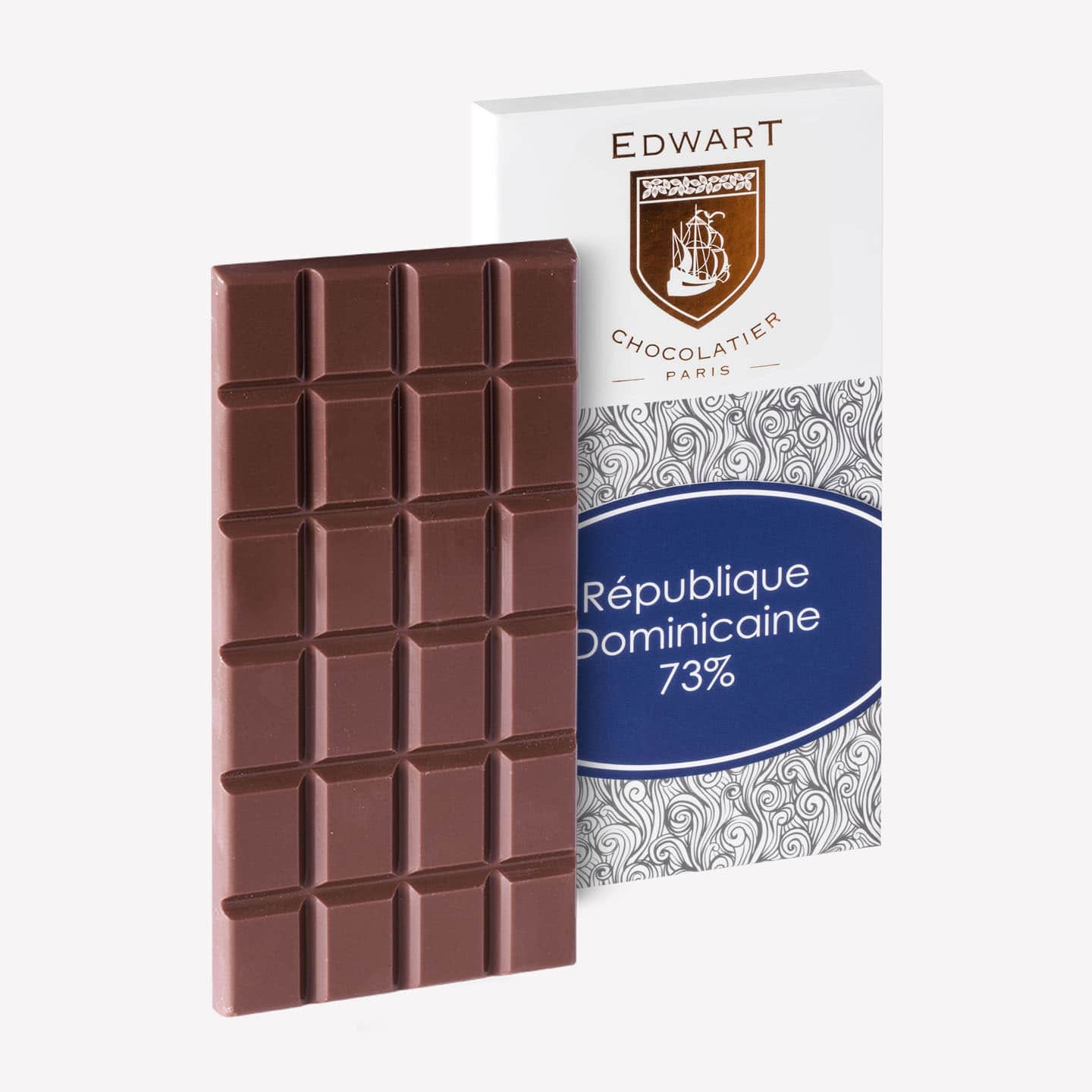Tablette Chocolat Noir 73% Grand cru origine République Dominicaine 100g