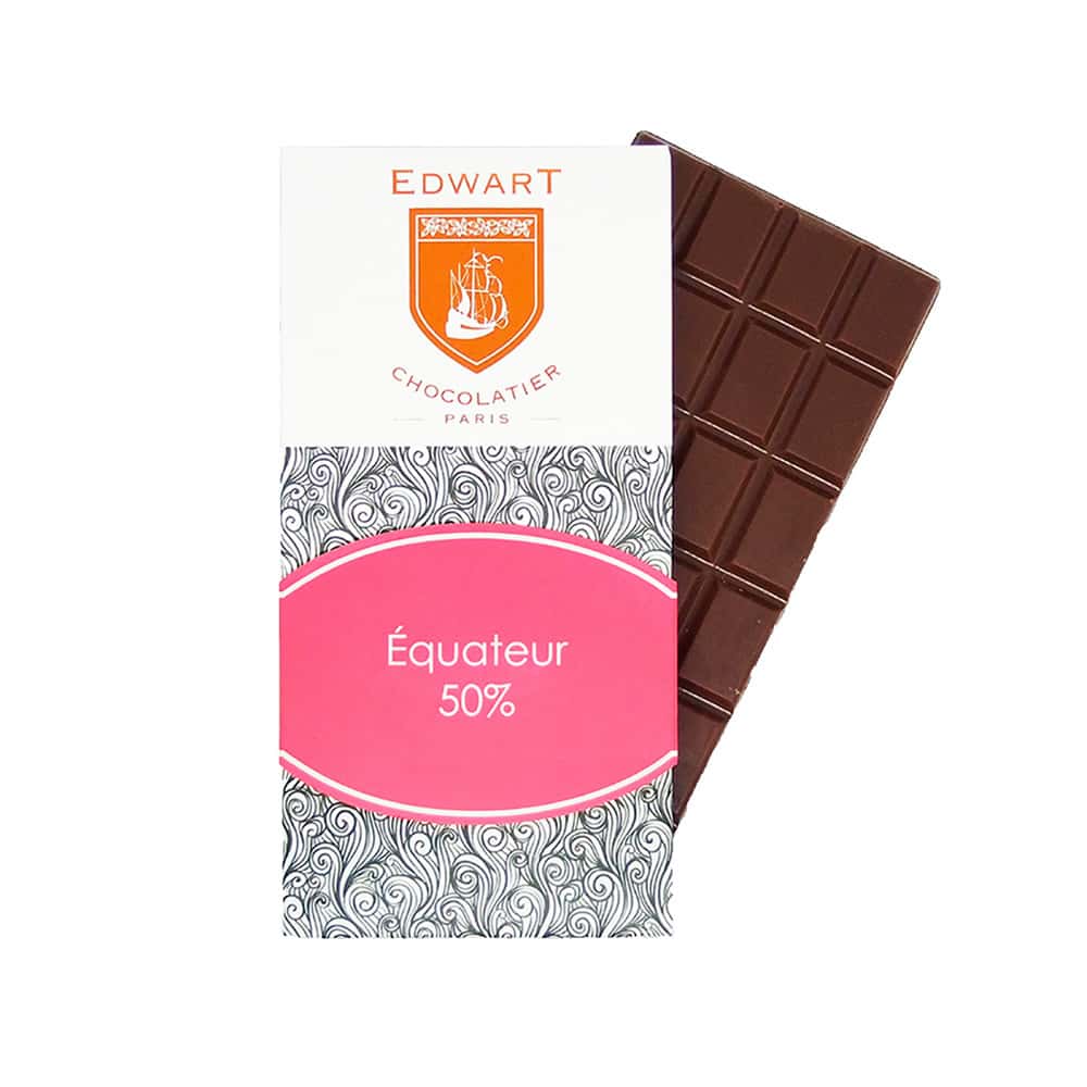 Tablette Chocolat Lait 50% origine Equateur 100g