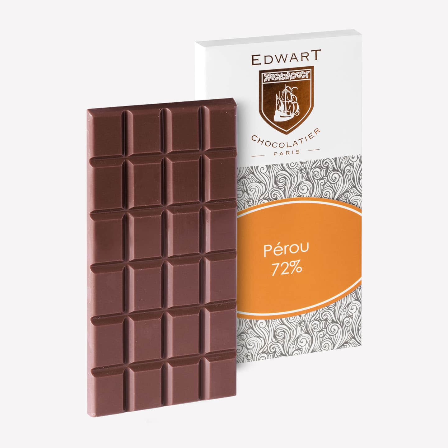 Tablette Chocolat Noir 72% Grand Cru origine Pérou 100g
