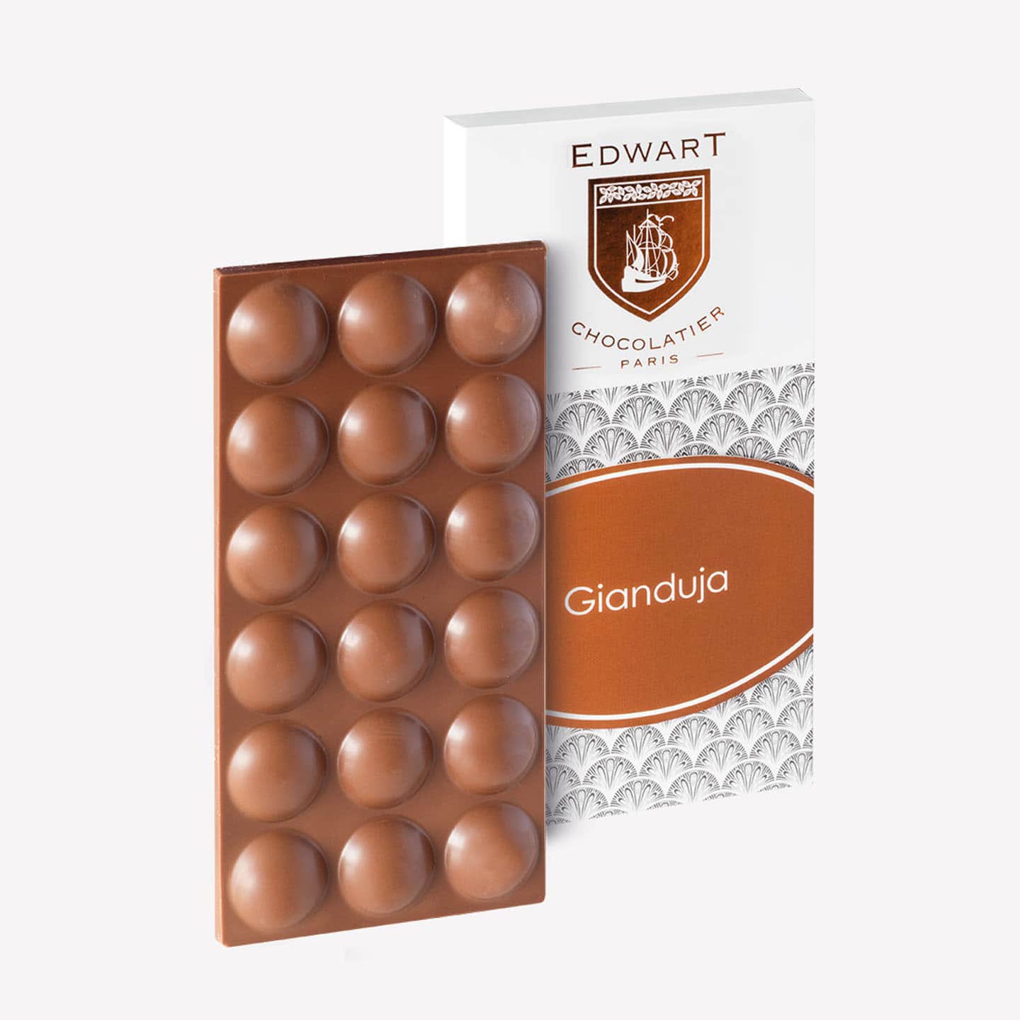 Tablette Chocolat Lait Gianduja 38% 80g