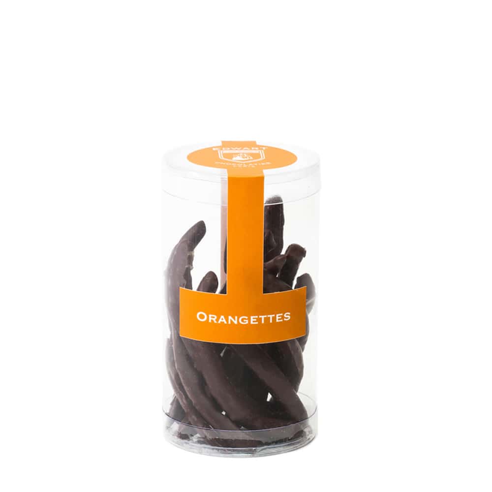 Orangettes Bio Confites Enrobées Chocolat Noir 100g
