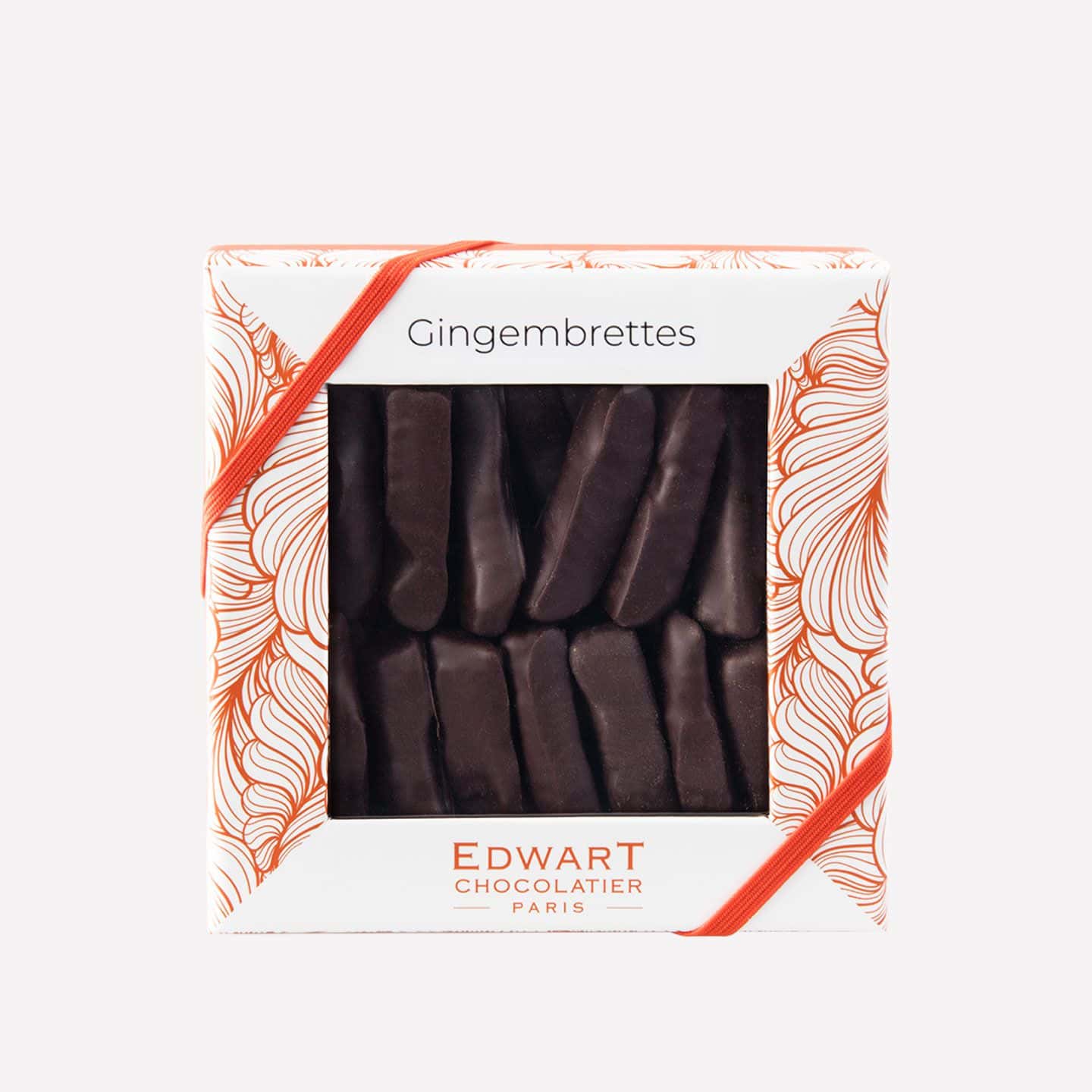 Gingembrettes Confites Enrobées Chocolat Noir 160g