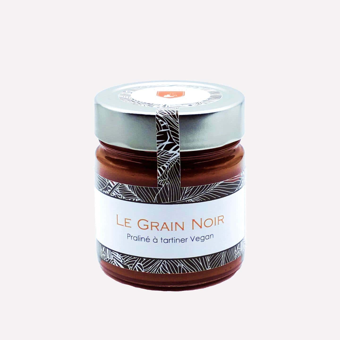 Pâte à Tartiner Chocolat Noir Vegan Eclats de Noisettes 240g Le Grain Noir