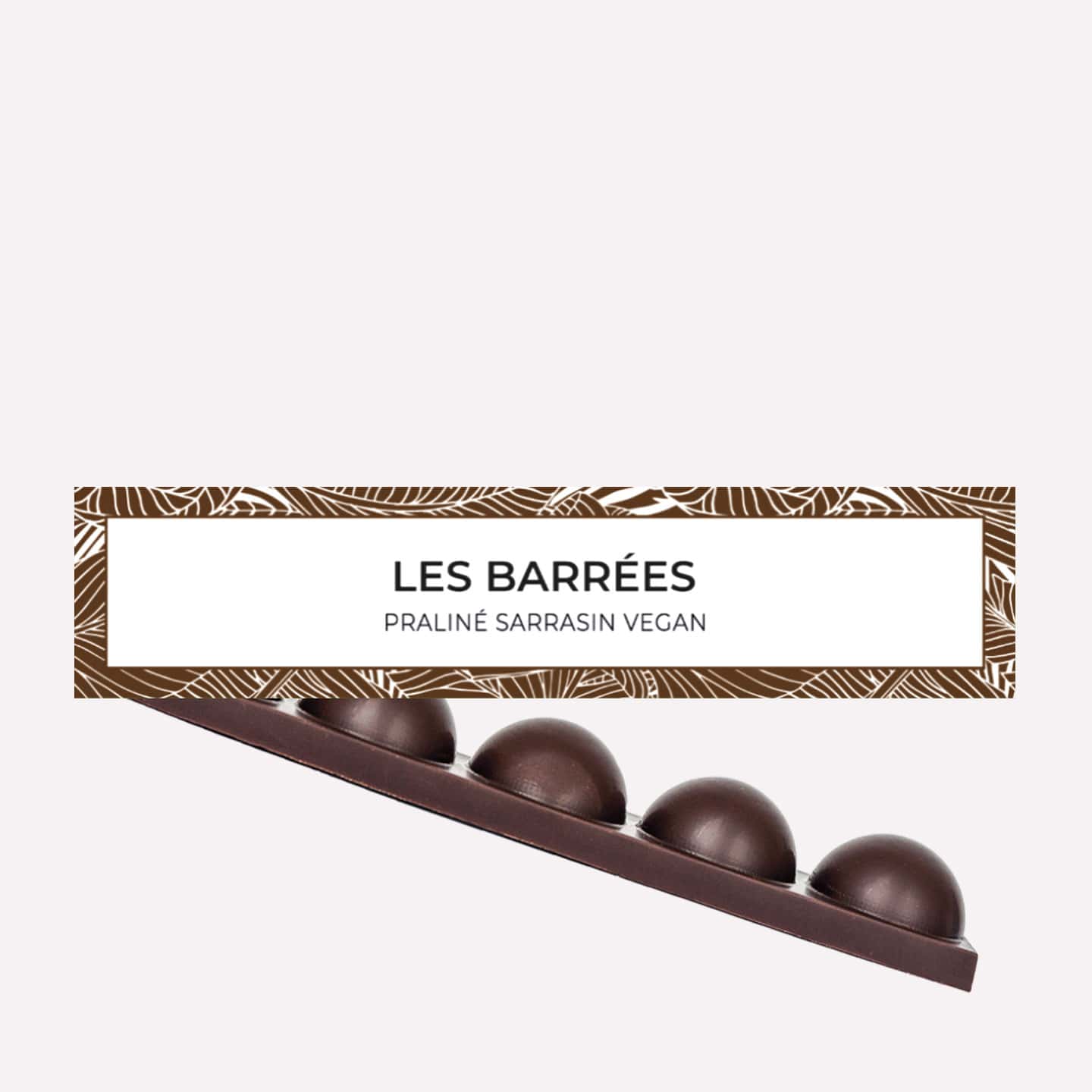 Praliné Chocolat Noir Vegan Sarrasin Bio 30g La Barrée Sarrasin Vegan