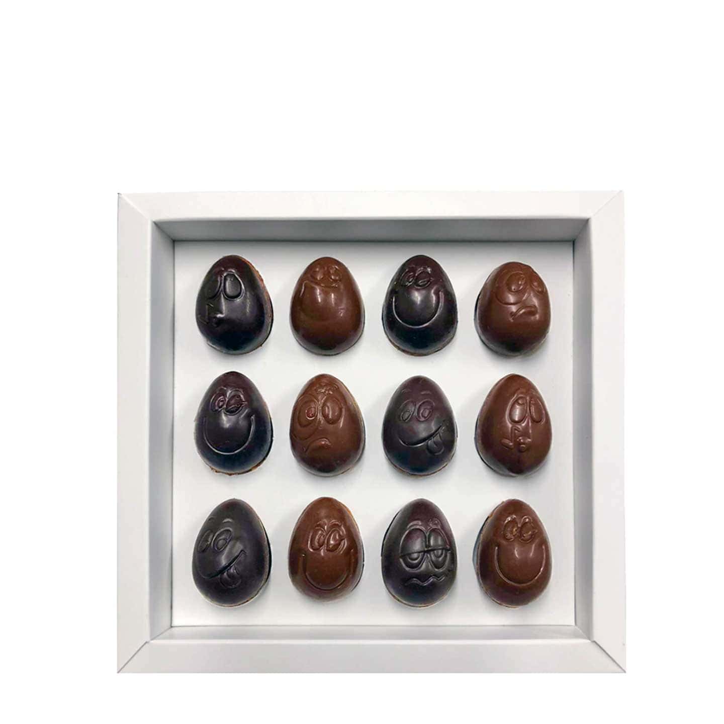Oeufs Chocolat Praliné Pâques 120g - 12 pièces