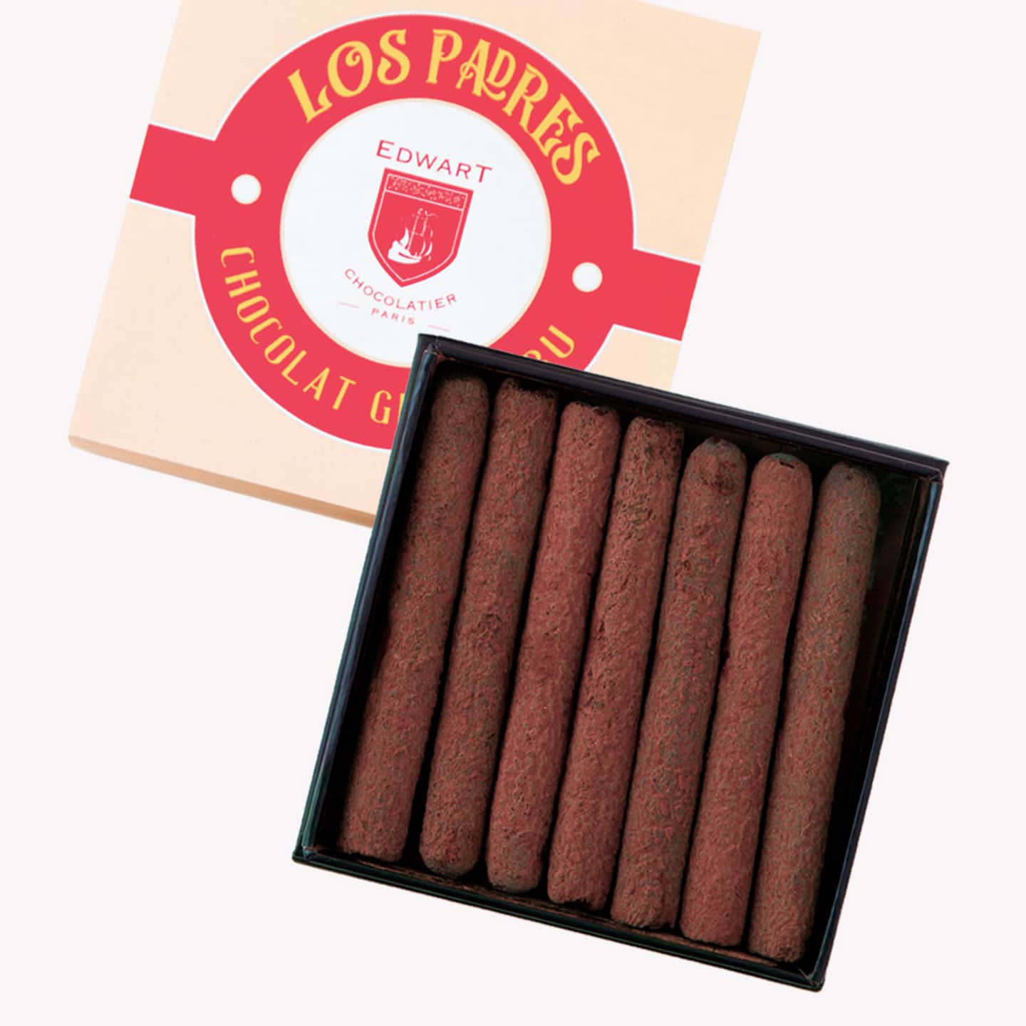 Cigarillos Chocolat Noir Praliné Sésame 80g Los Padres