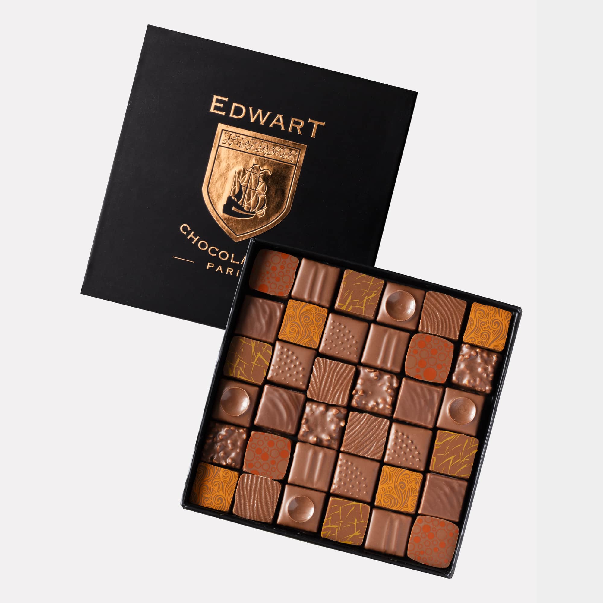 Assortiment Chocolats Lait 200g - 36 pièces