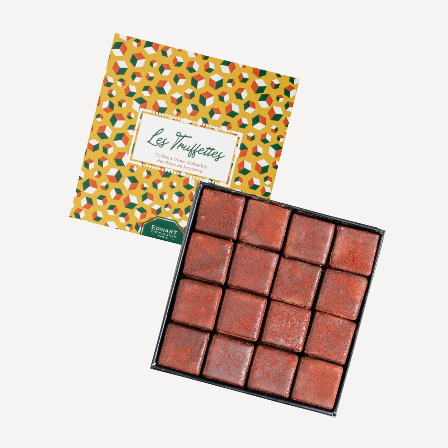 Truffes Chocolat Noir Huile d'Olive Bio 90g - 16 pièces