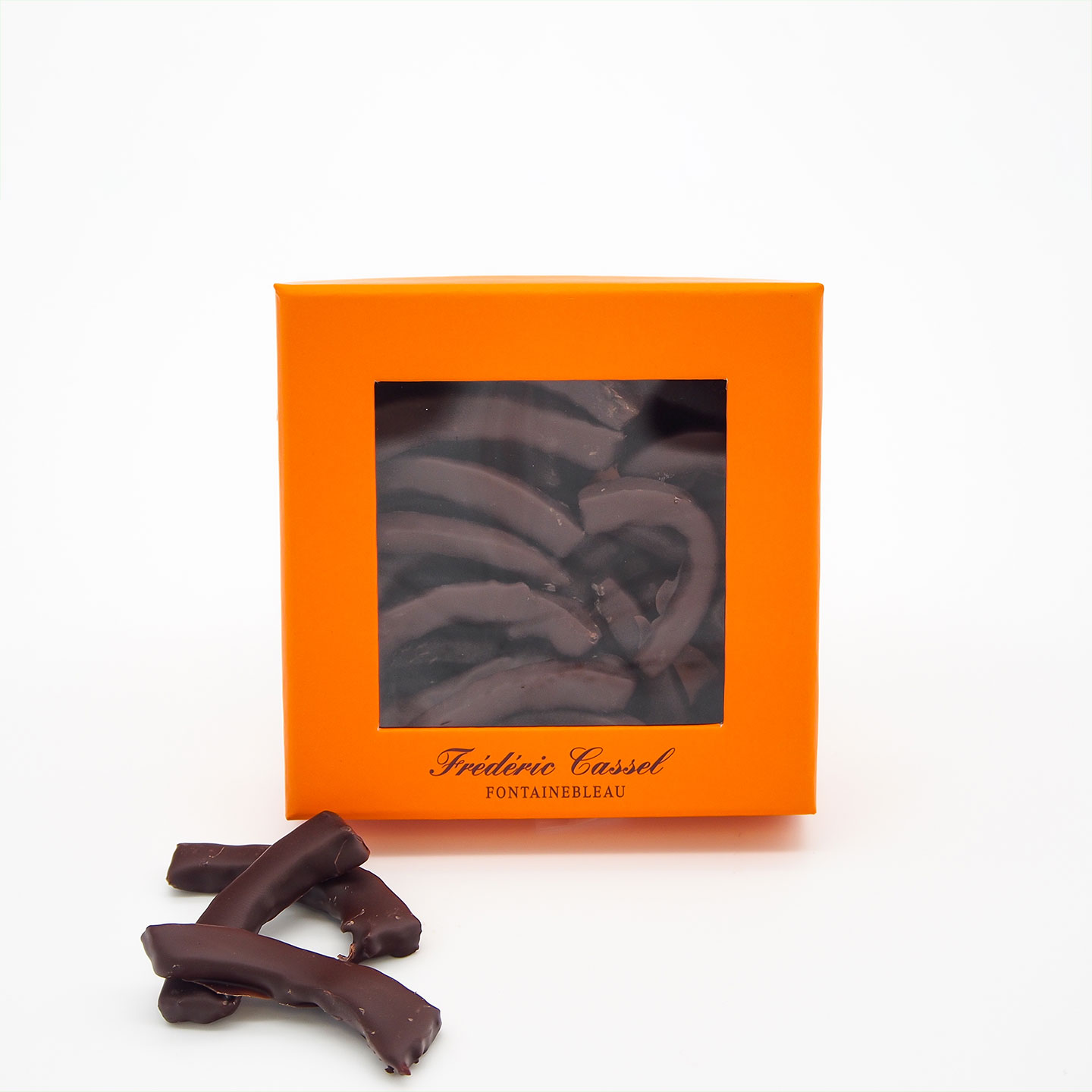 Orangettes Confites enrobées Chocolat Noir 150g