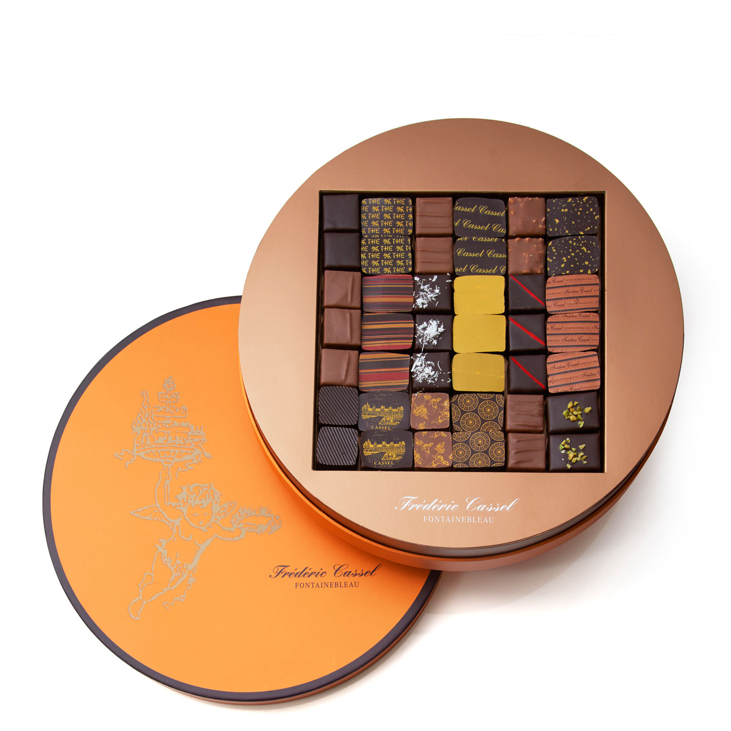Assortiment Chocolats Noir et Lait 42 pièces - 370g