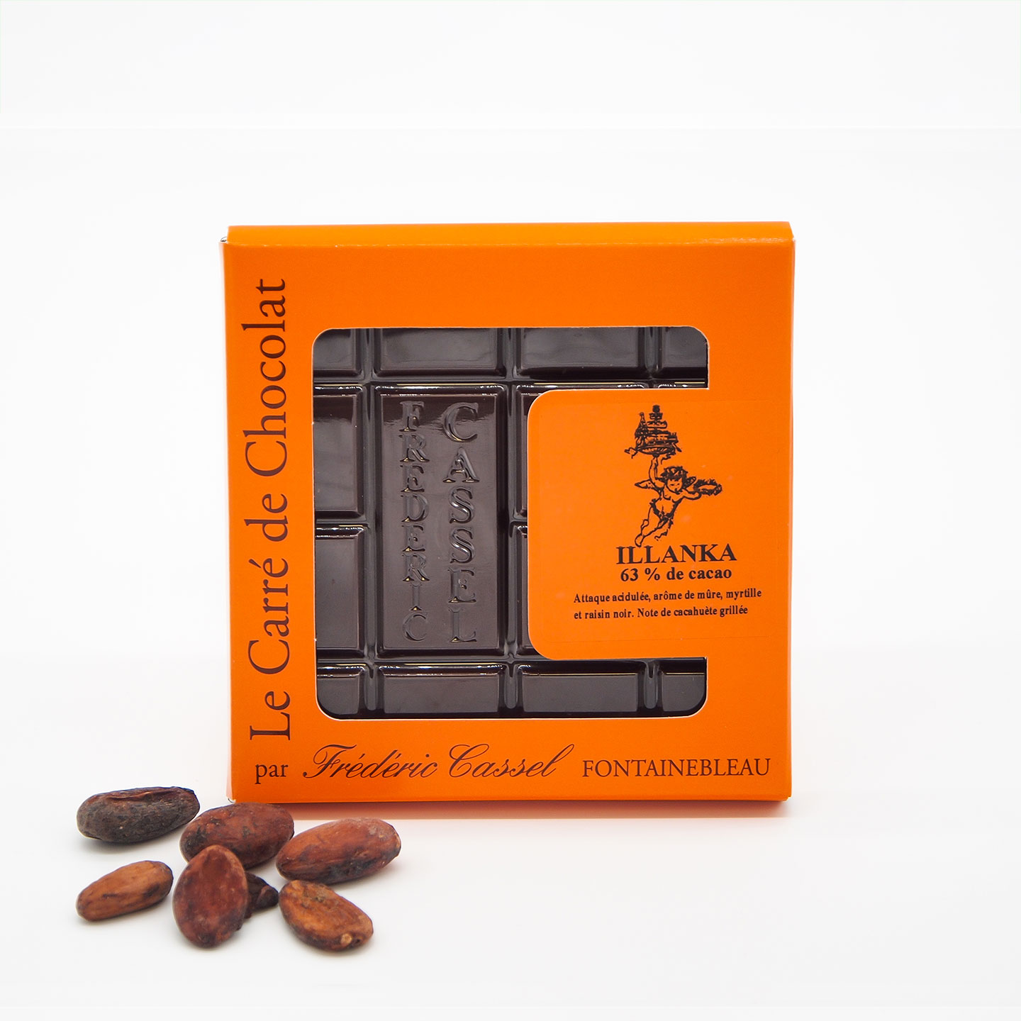 Tablette Chocolat Noir 63% origine Perou 80g