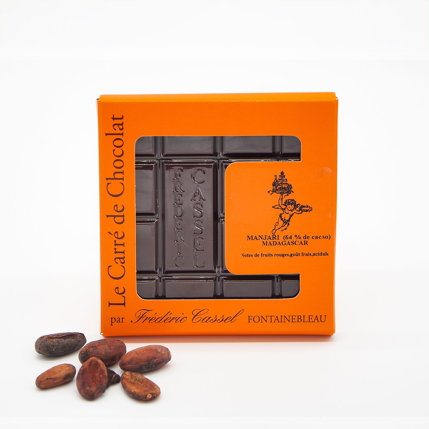 Tablette Chocolat Noir 64% origine Madagascar 80g
