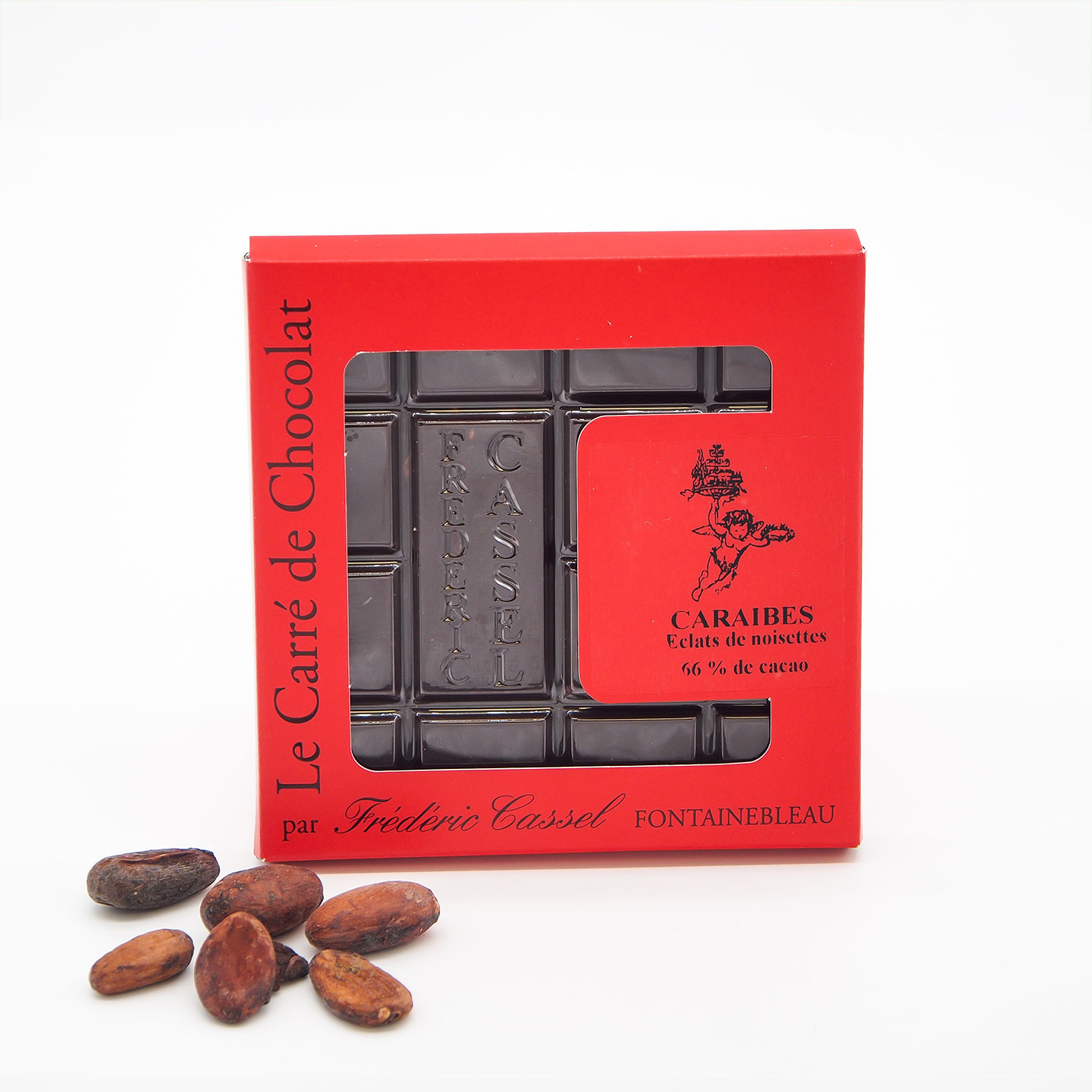 Tablette Chocolat Noir Noisette 66% 80g