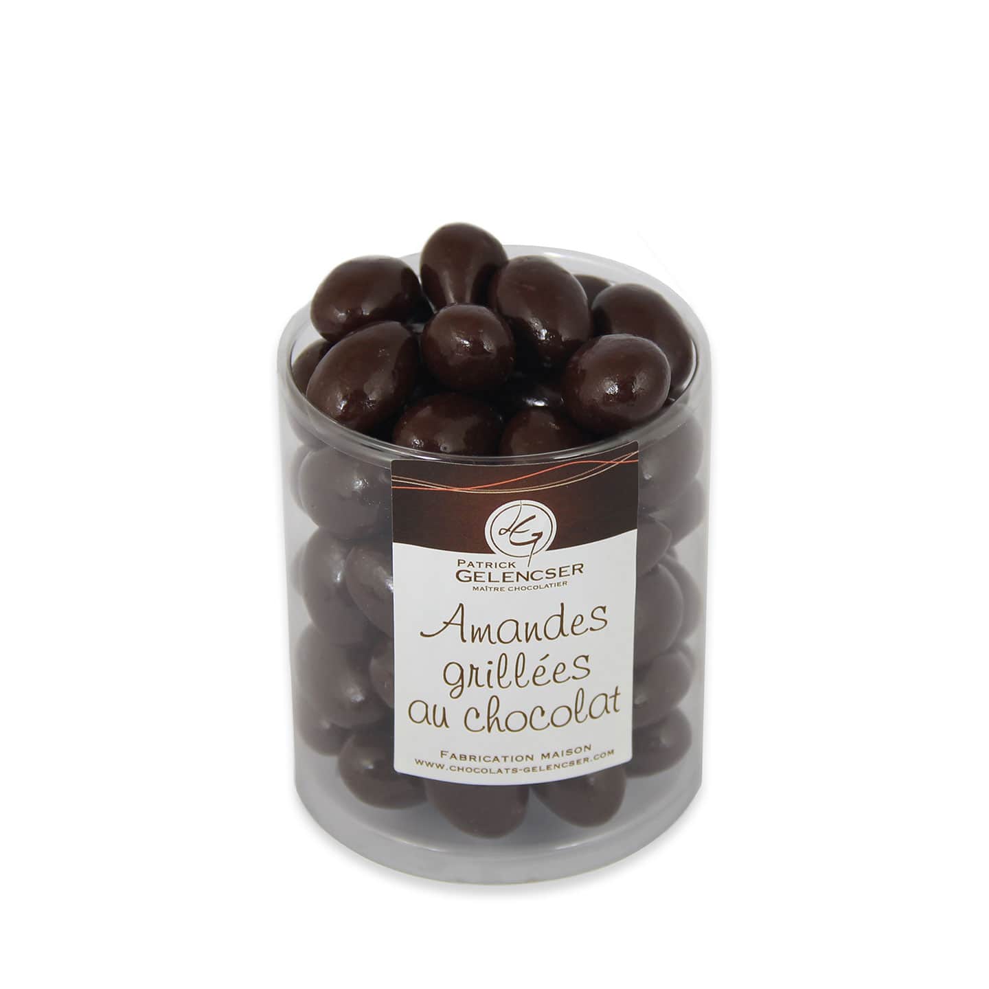 Amandes enrobées Chocolat Noir 190g
