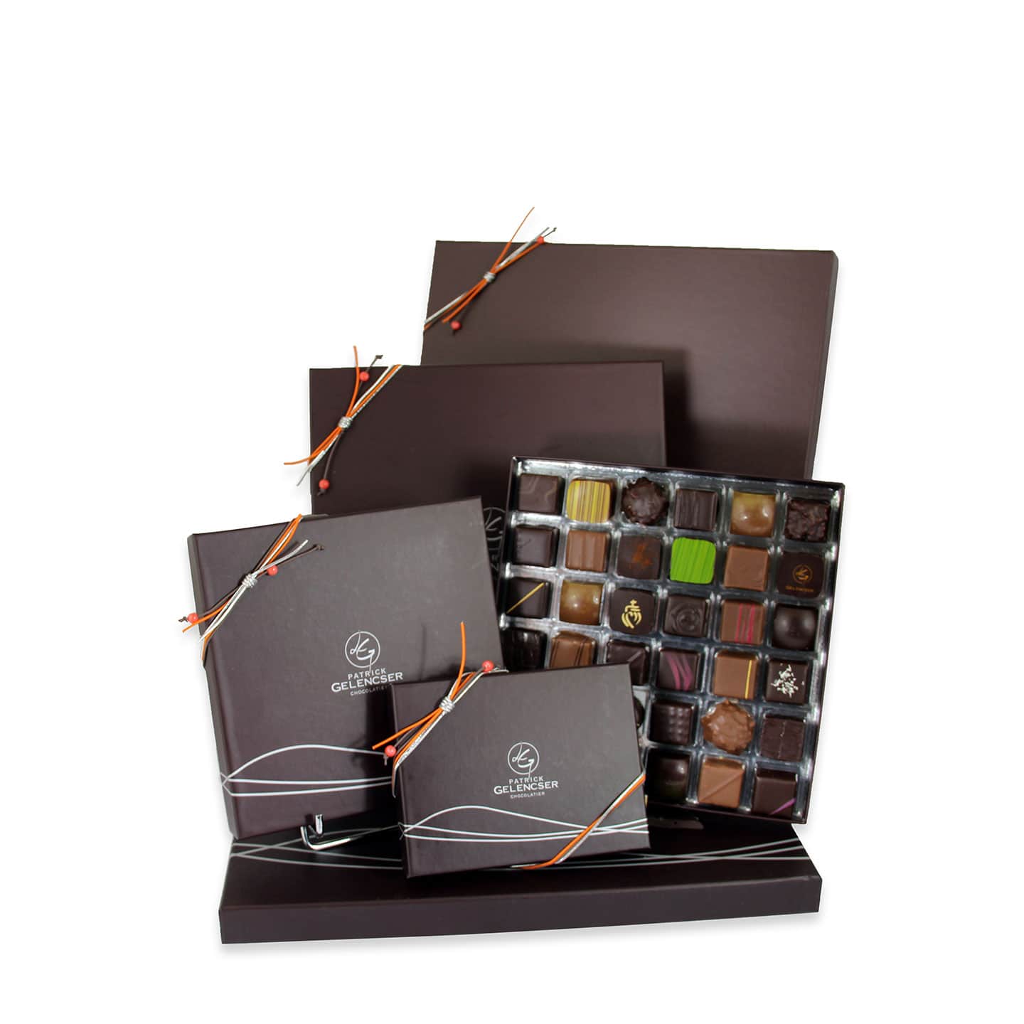 Assortiment Chocolats Noir et Lait 250g - 25 pièces