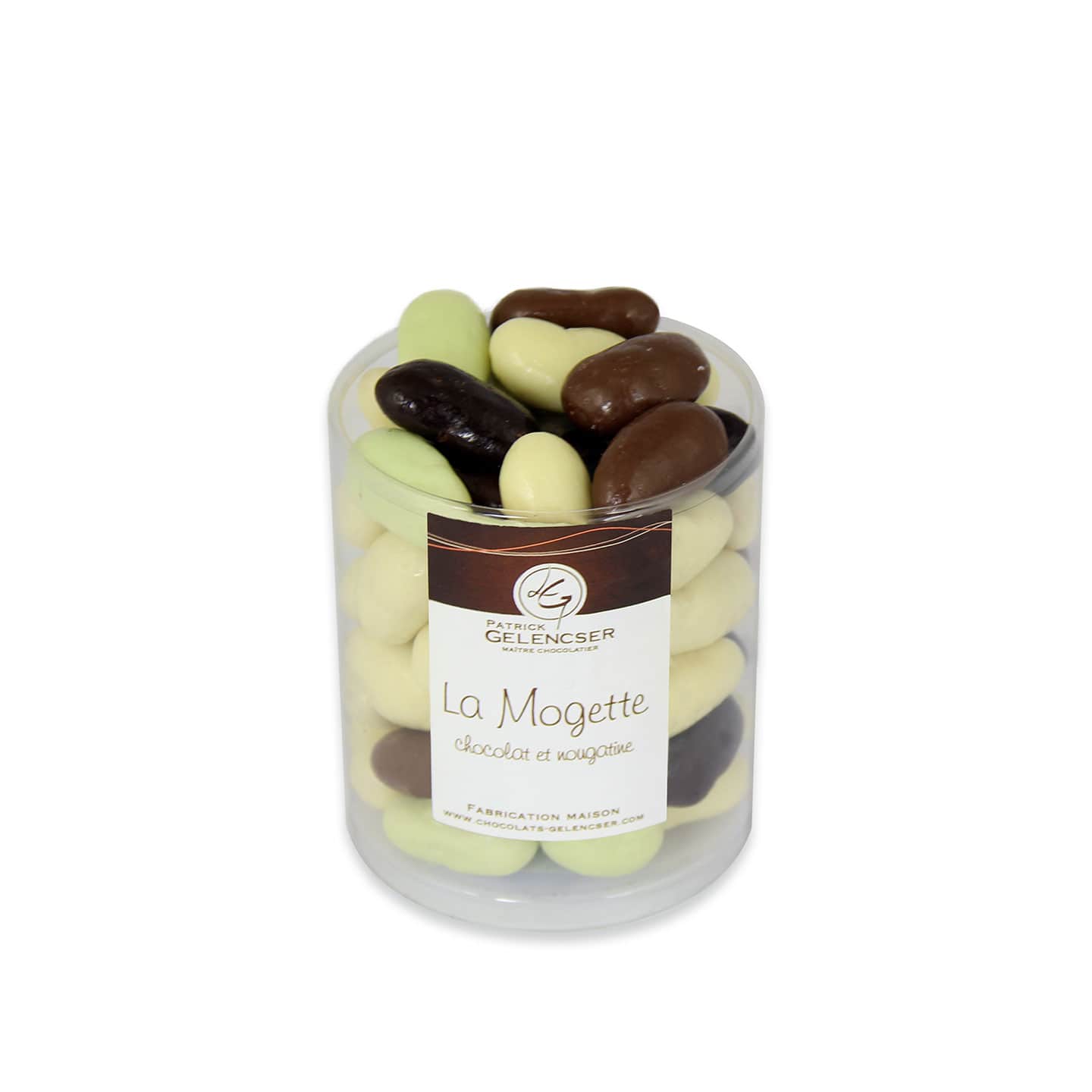 Nougatine Chocolat Noir, Lait et Blanc 200g Mogette