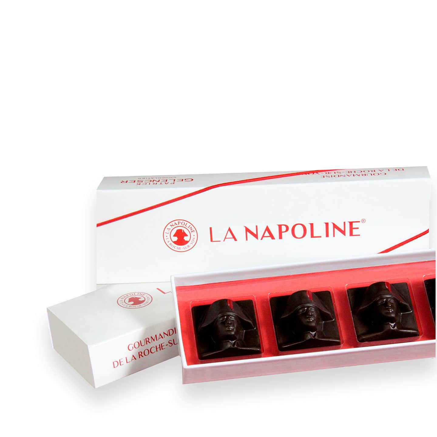 Praliné croustillant, Caramel, Chocolat Noir 18g - 1 pièce Napoline