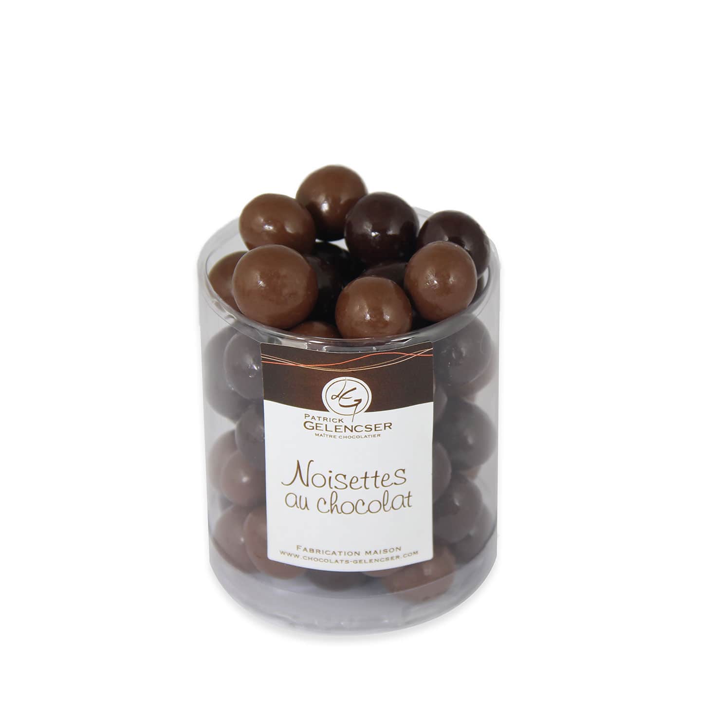 Noisettes enrobées Chocolat Noir et Lait 150g