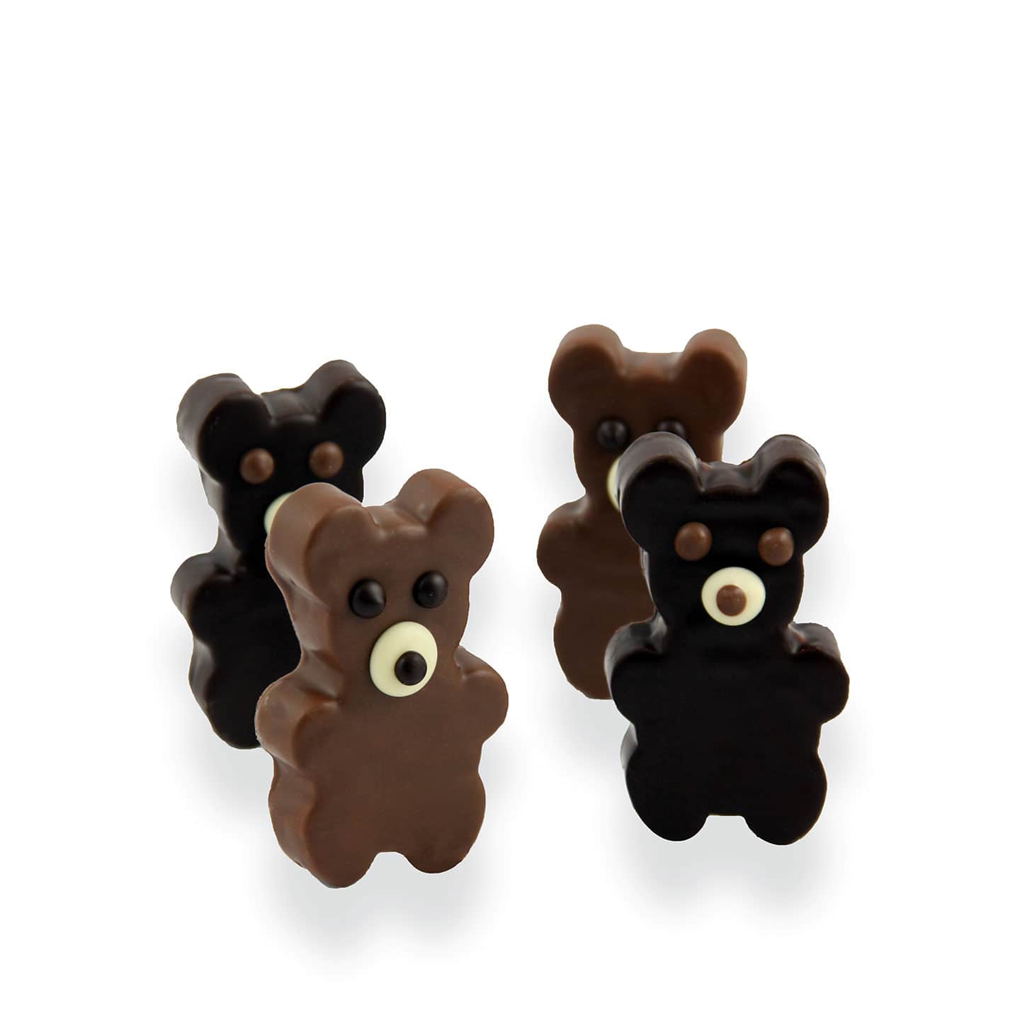 Guimauve Chocolat Noir et Lait 96g - 4 pièces Nounours