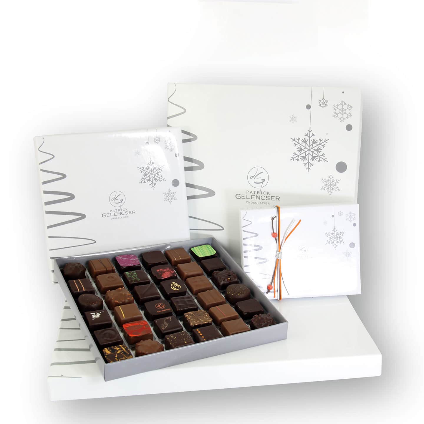 Assortiment Chocolats Noir et Lait Noël 250g - 25 pièces