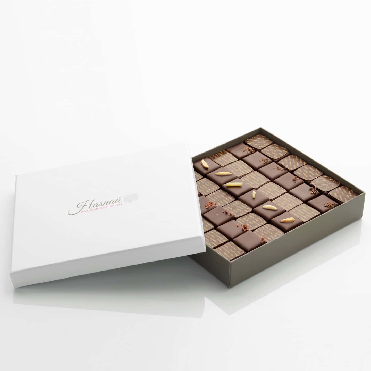 Assortiment Chocolats Noir et Lait 250g - 42 pièces