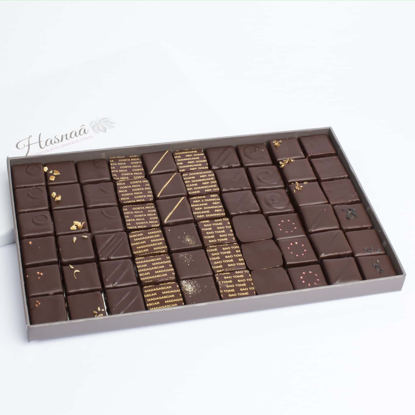 Assortiment Chocolats Noir et Lait 350g - 60 pièces