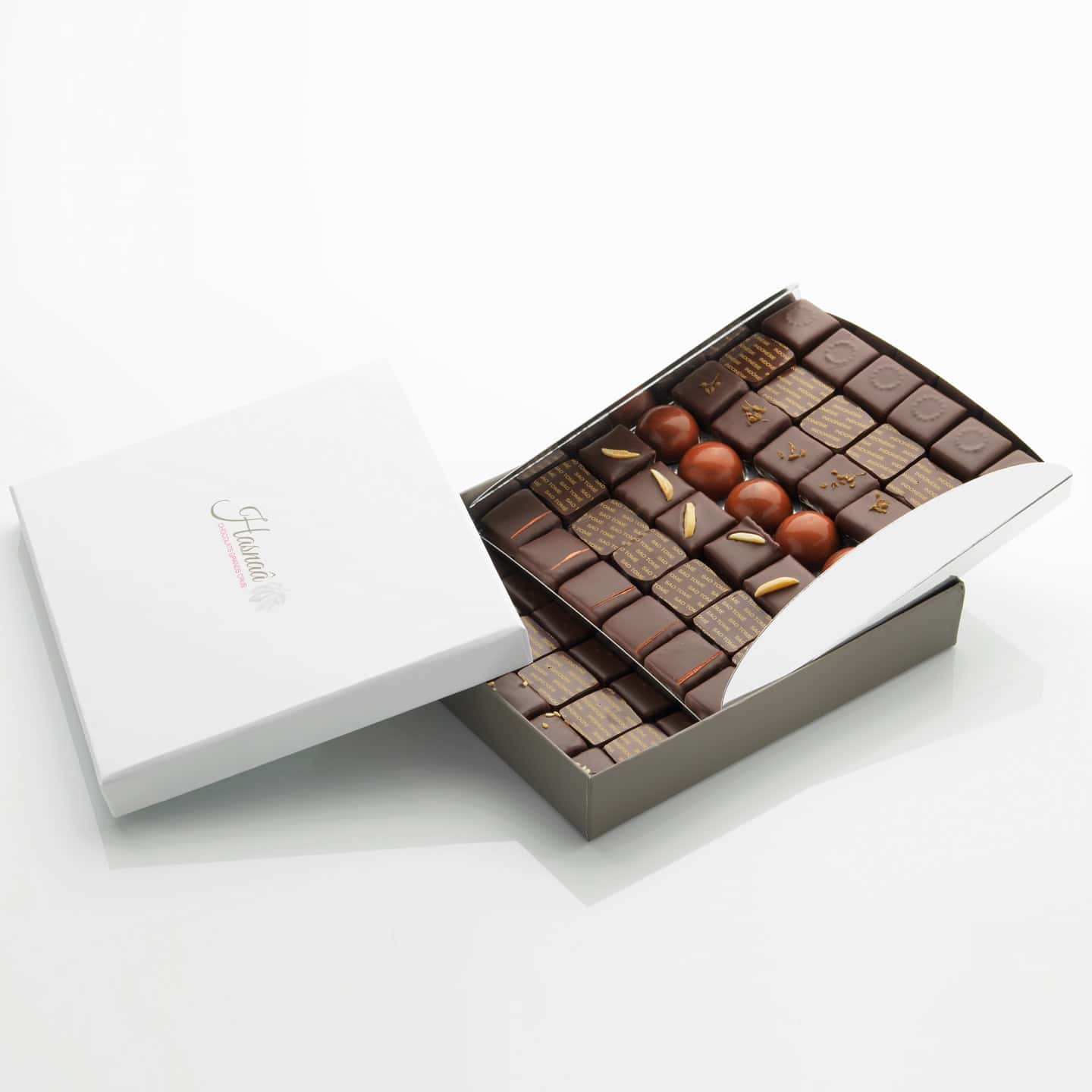 Assortiment Chocolats Noir et Lait 500g - 84 pièces