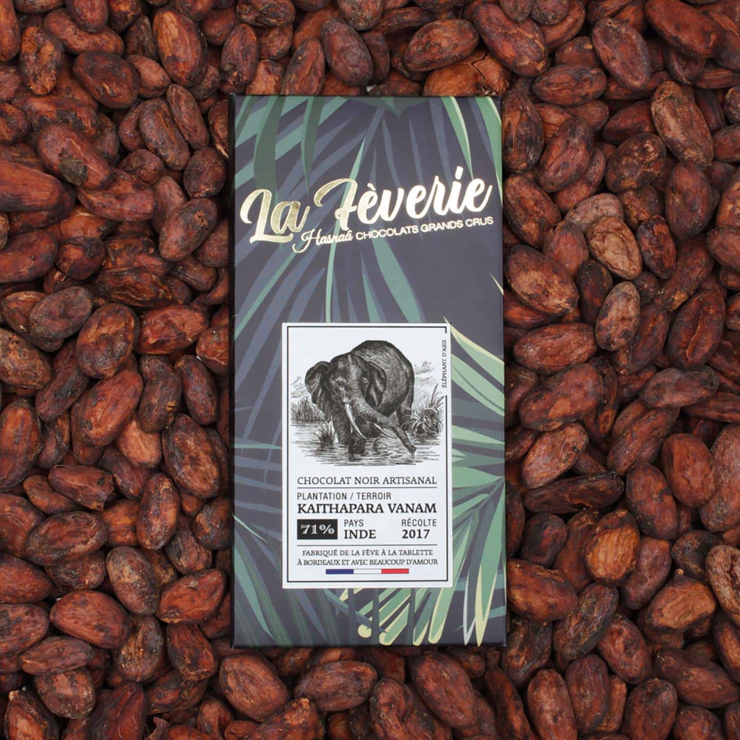 Tablette Chocolat Noir 71% Grand Cru origine Inde 56g Bean to Bar