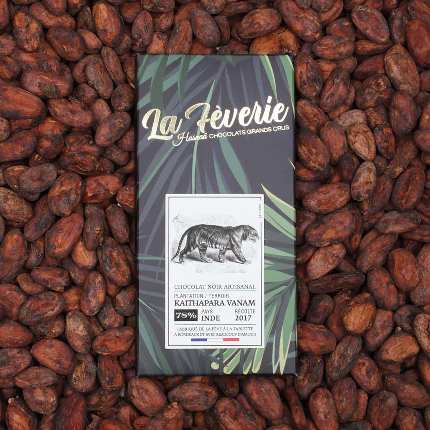 Tablette Chocolat Noir 78% Grand Cru origine Inde 56g Bean to Bar