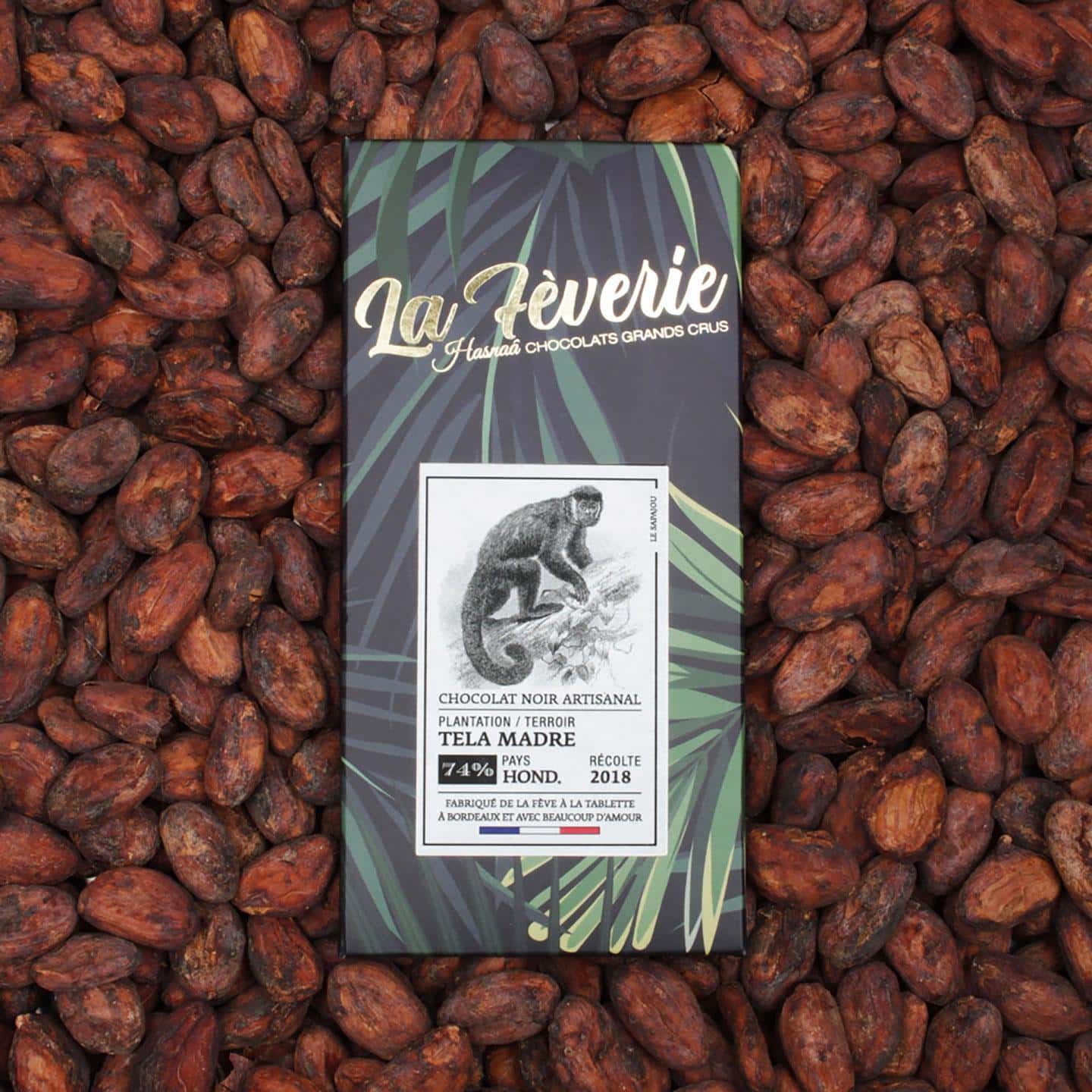 Tablette Chocolat Noir 74% Grand Cru origine Honduras 56g Bean to Bar