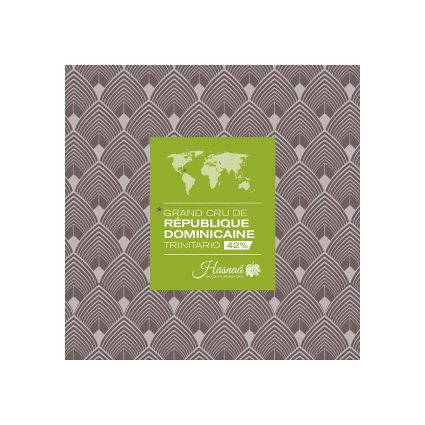 Tablette Chocolat Lait 42% origine République Dominicaine 100g