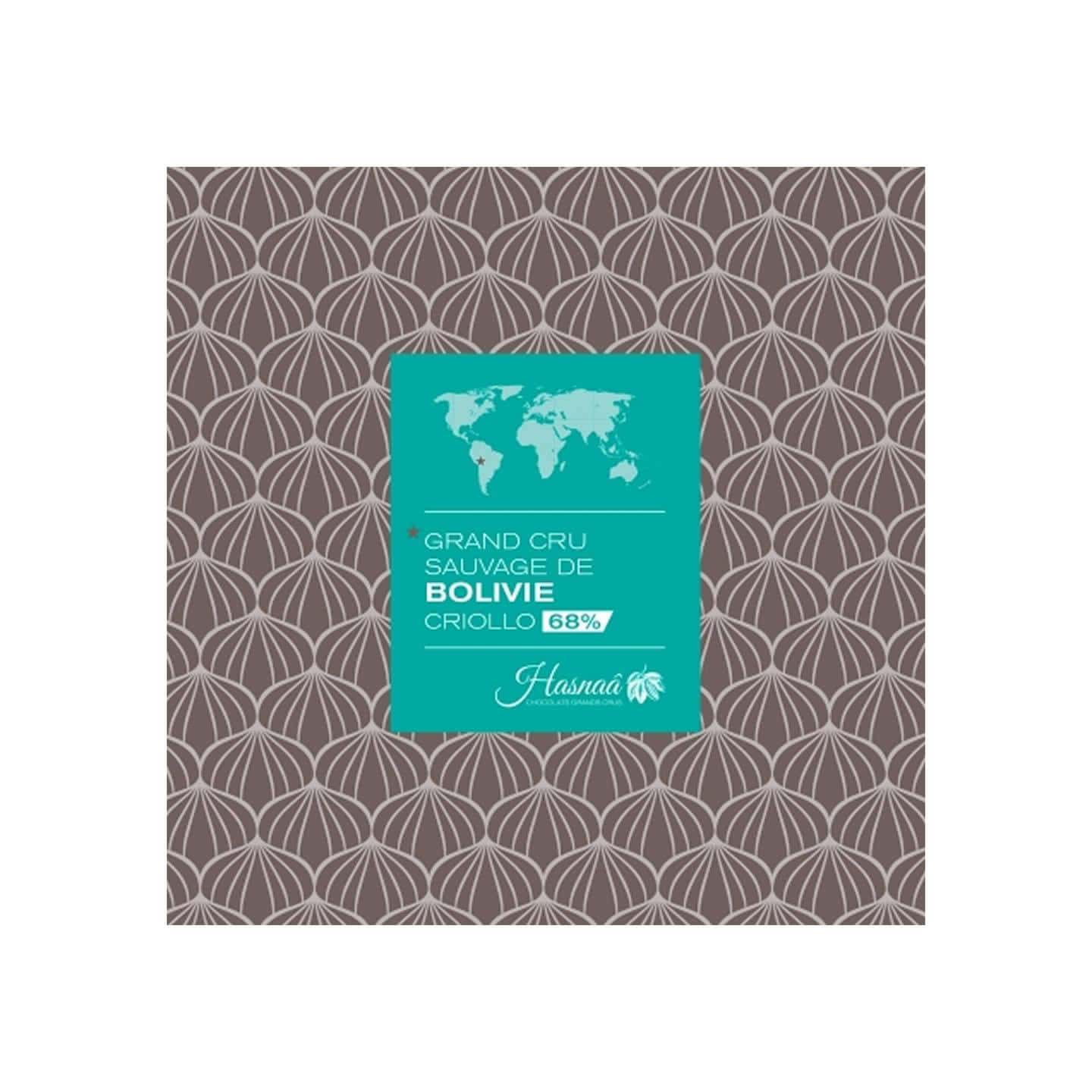 Tablette Chocolat Noir 68% Grand Cru origine Bolivie 100g