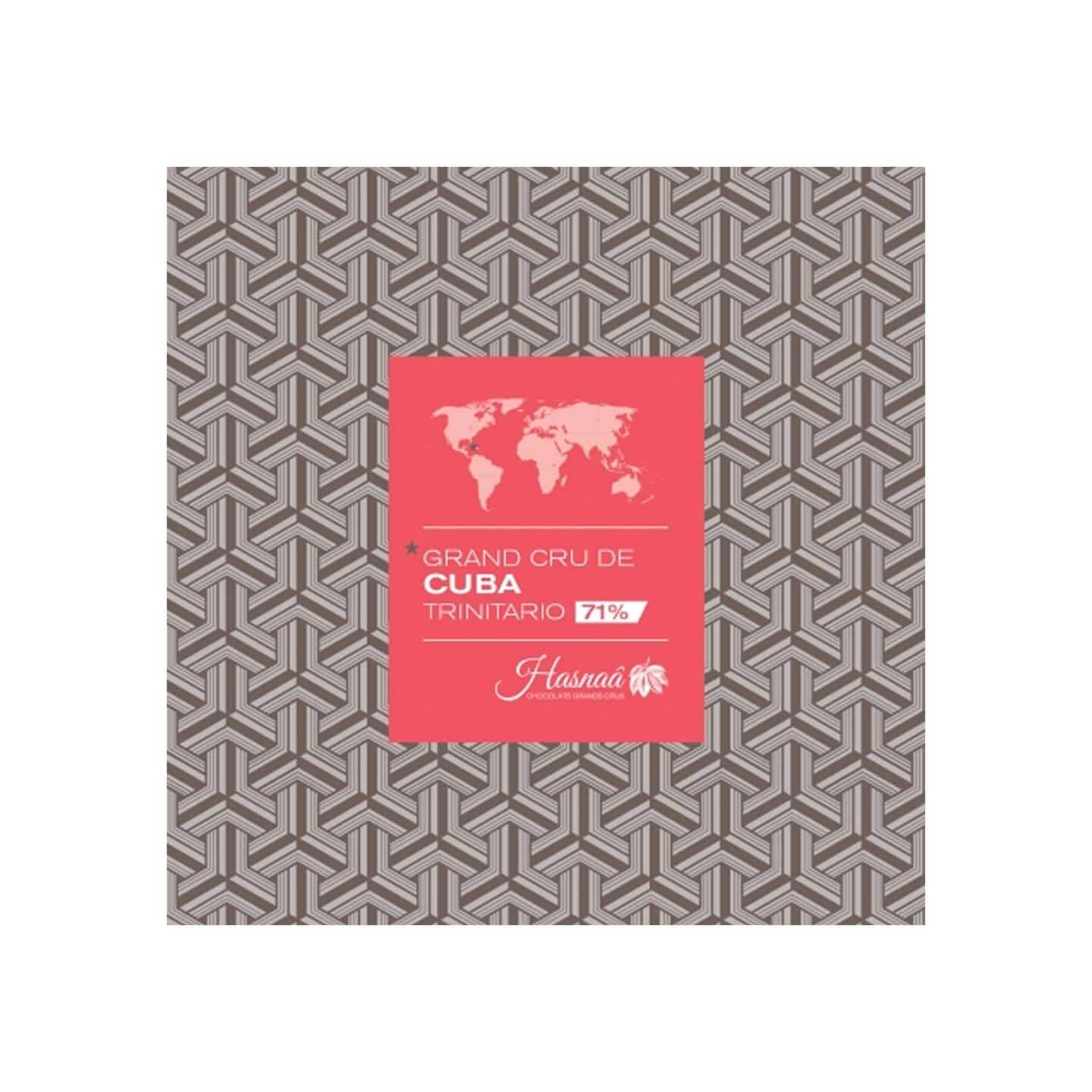 Tablette Chocolat Noir 71% Grand Cru origine Cuba 100g
